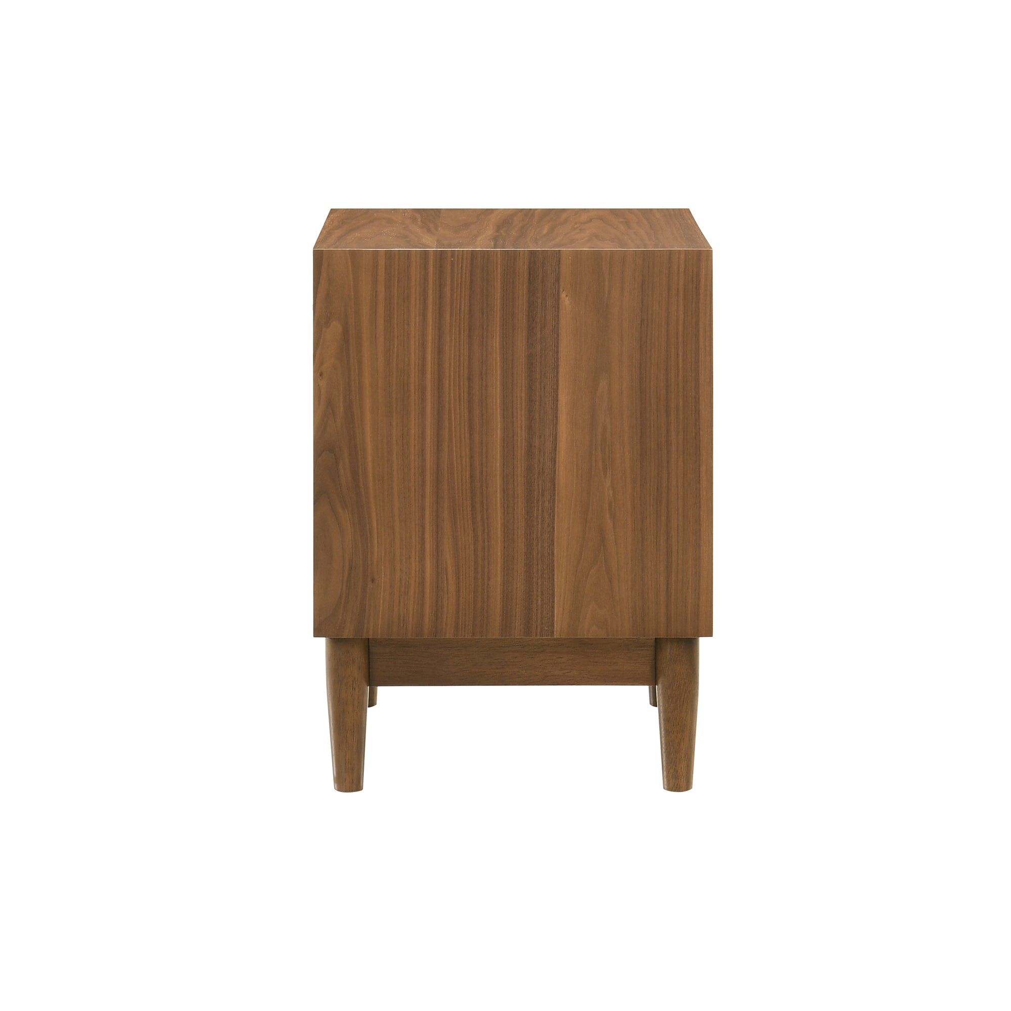 Artemio 2 Drawer Wood Nightstand with Shelf in Walnut Finish By Armen Living - Image 8