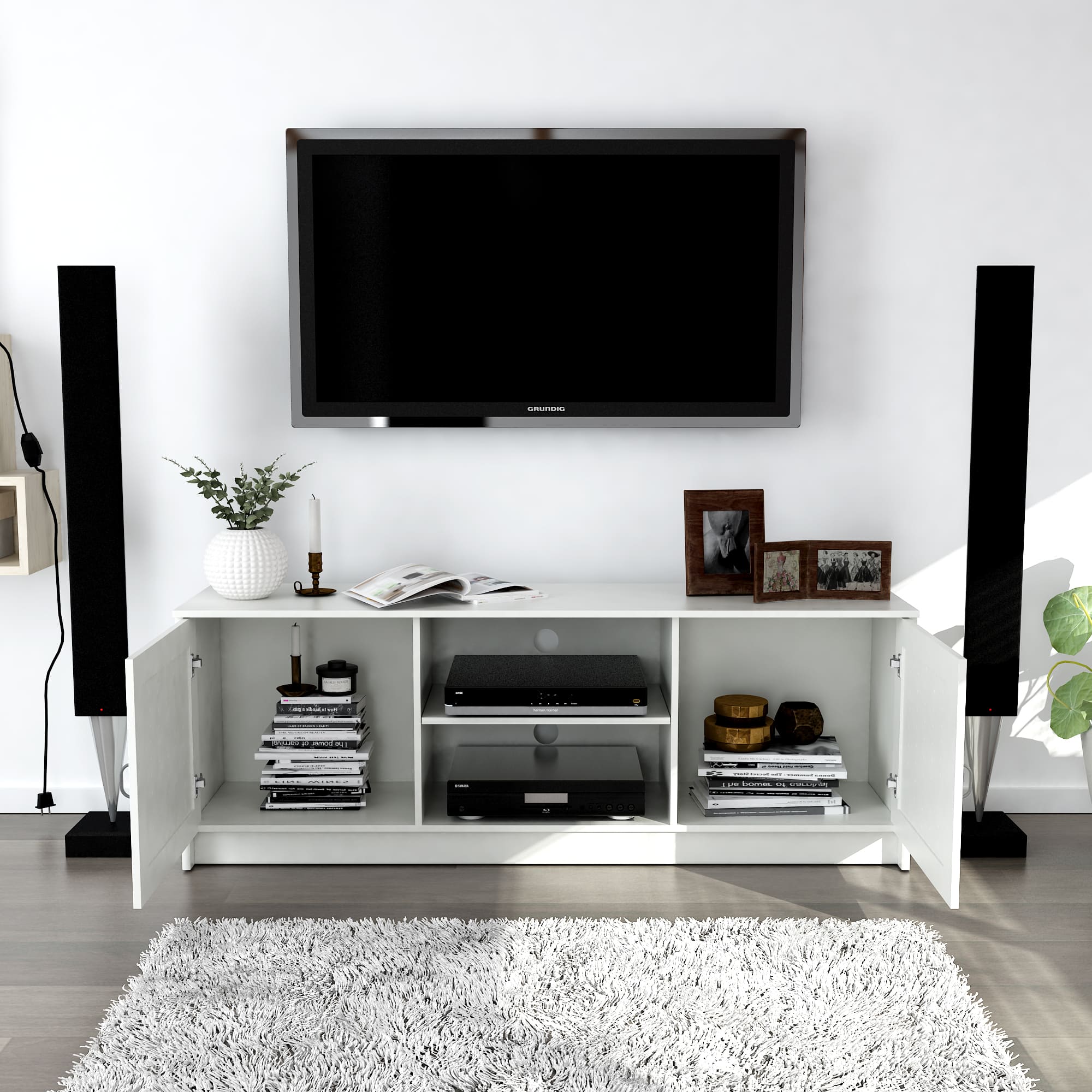 Ashley 63" TV Stand By Anderson Teak
