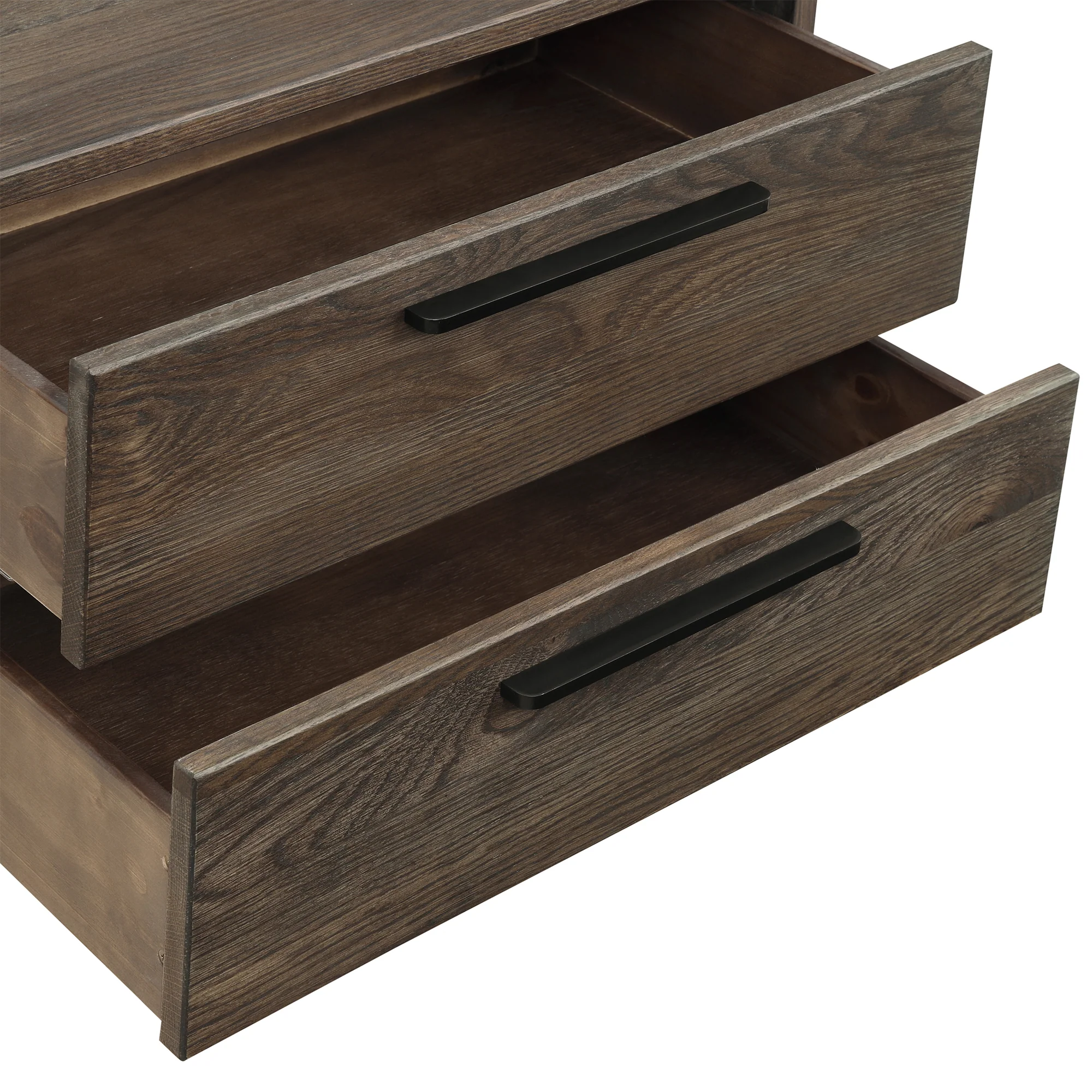 Astoria Oak 2 Drawer Nightstand By Armen Living - Image 8