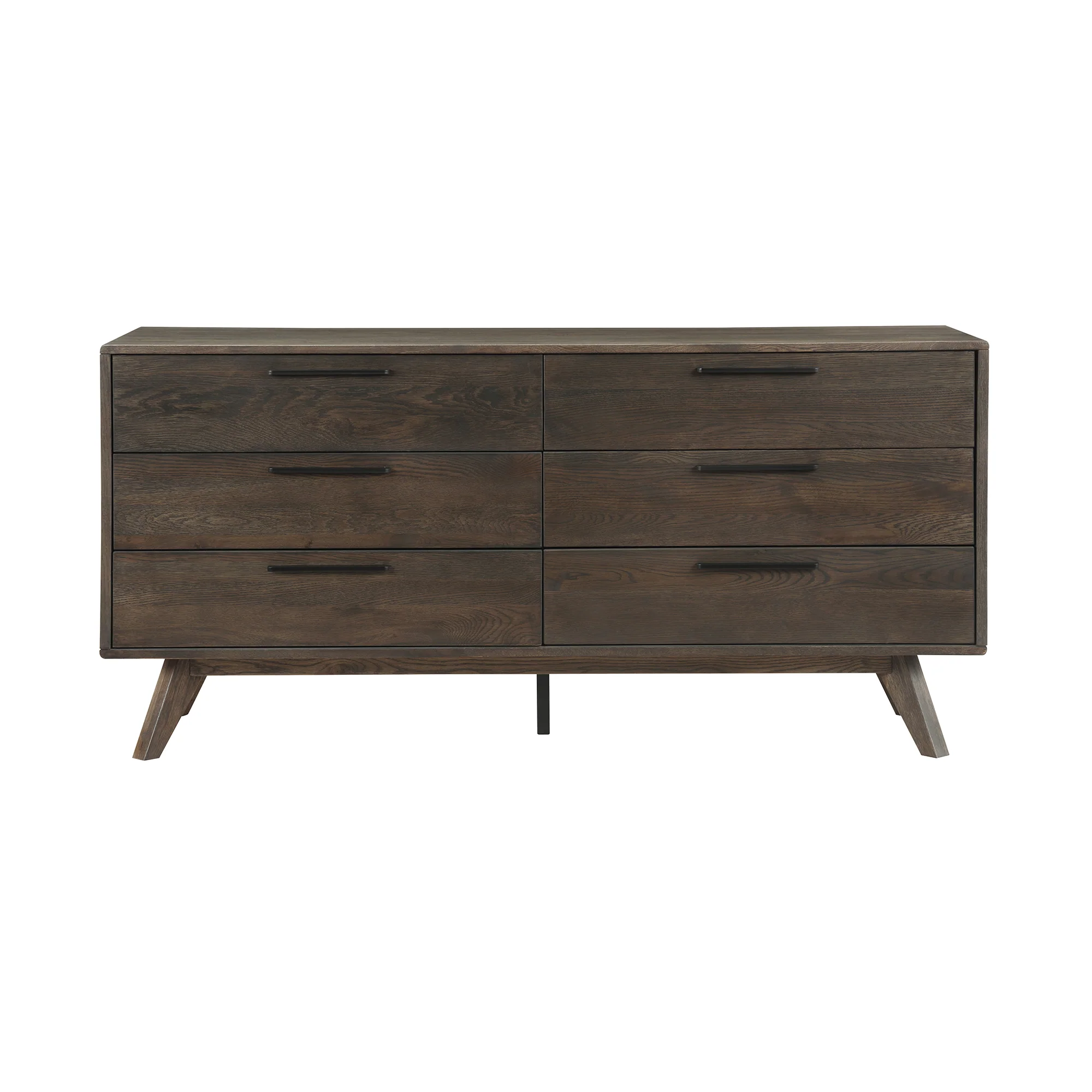 Astoria Oak Dresser for Bedroom with 6 Drawers By Armen Living - Image 2