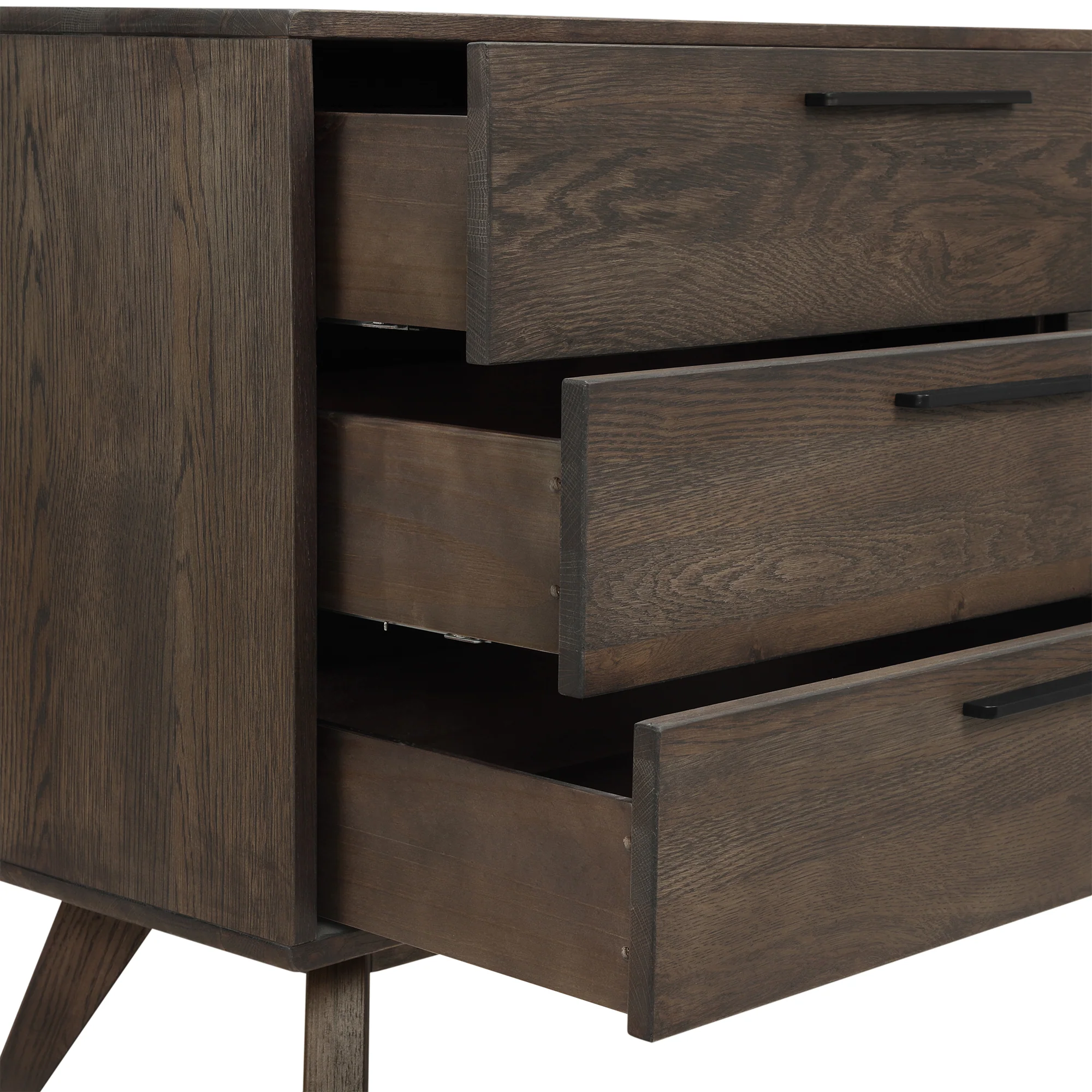 Astoria Oak Dresser for Bedroom with 6 Drawers By Armen Living - Image 8