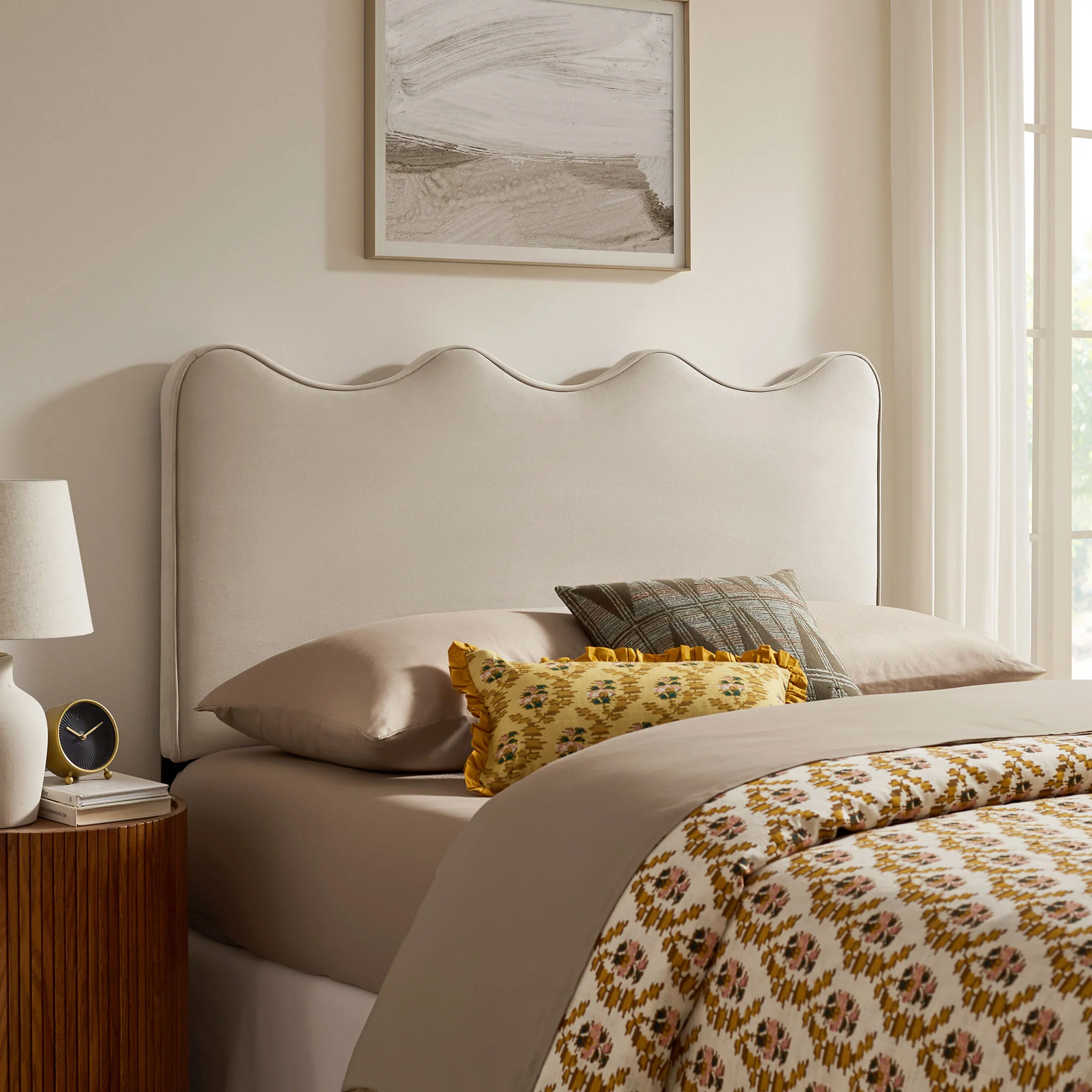 Athena Stain-Resistant Performance Velvet Full Size Headboard by Modway - Image 14
