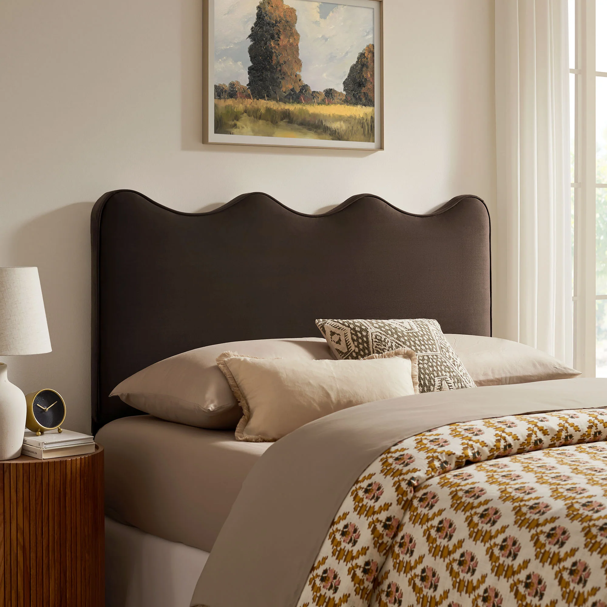 Athena Stain-Resistant Performance Velvet King Size Headboard by Modway - Image 30