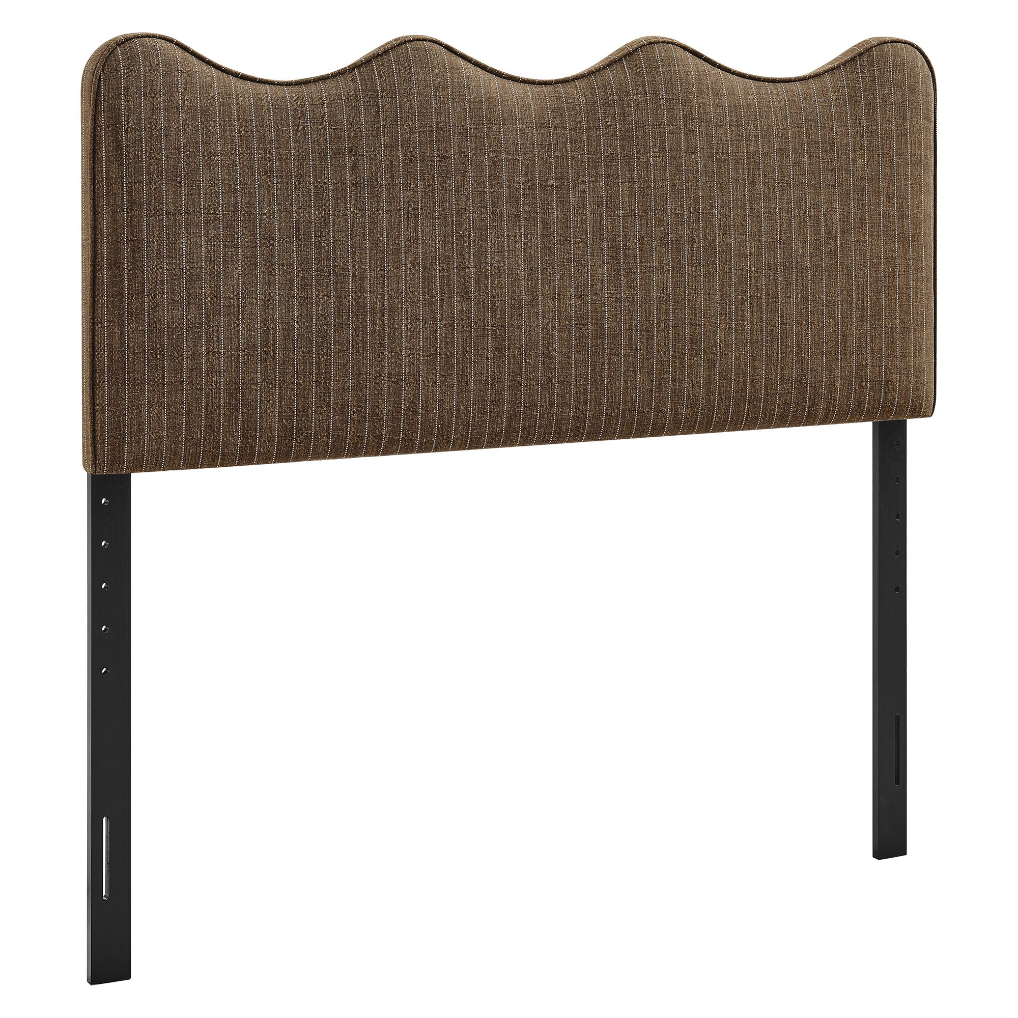 Athena Striped Fabric Upholstered Full Size Headboard by Modway