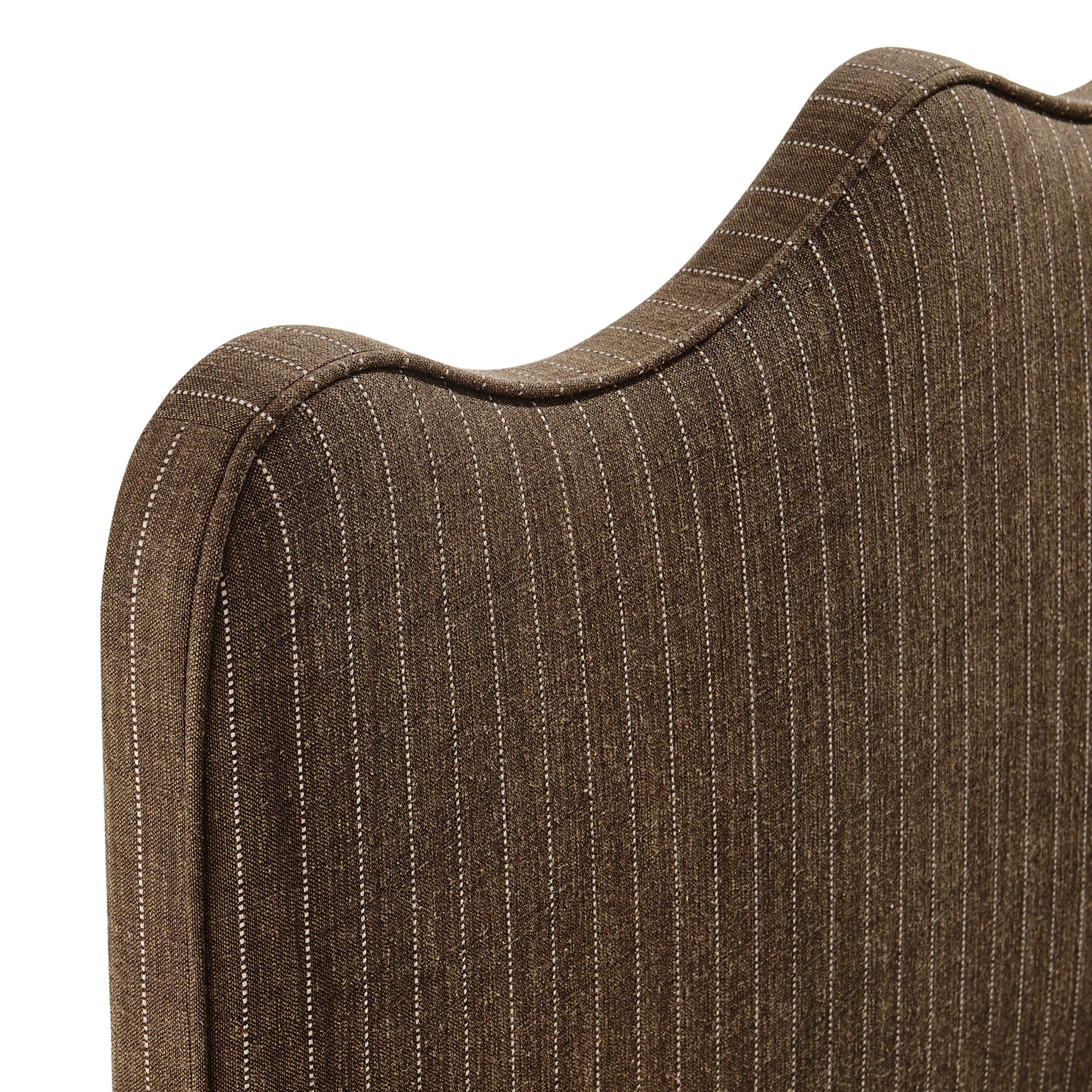 Athena Striped Fabric Upholstered Full Size Headboard by Modway - Image 4