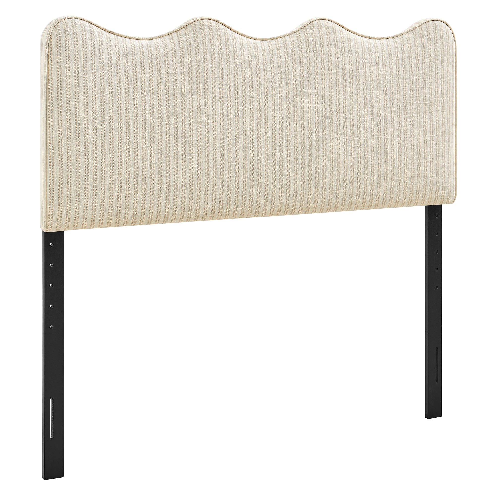 Athena Striped Fabric Upholstered King Size Headboard by Modway - Image 10