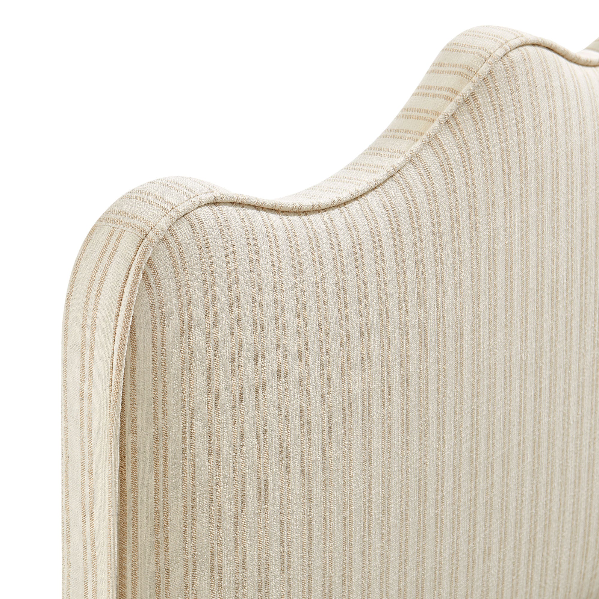Athena Striped Fabric Upholstered Queen Size Headboard by Modway - Image 11