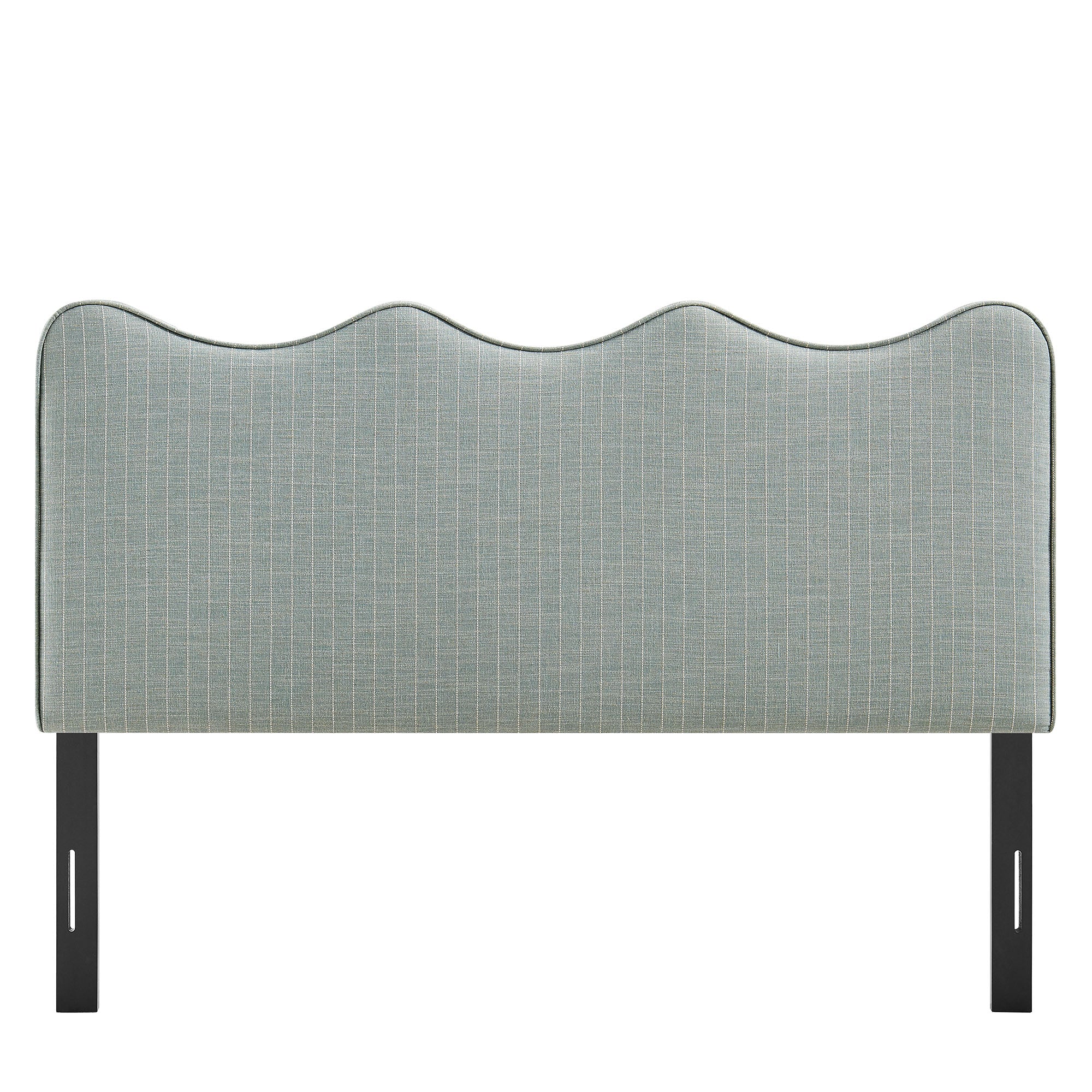 Athena Striped Fabric Upholstered Queen Size Headboard by Modway - Image 19
