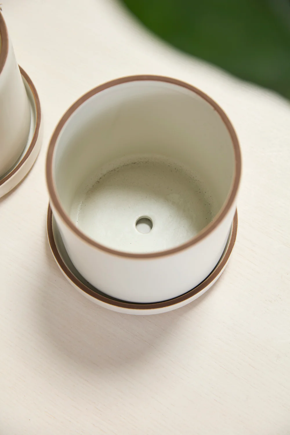 Author Pot with Saucer Set of 4 By Accent Decor - Image 9