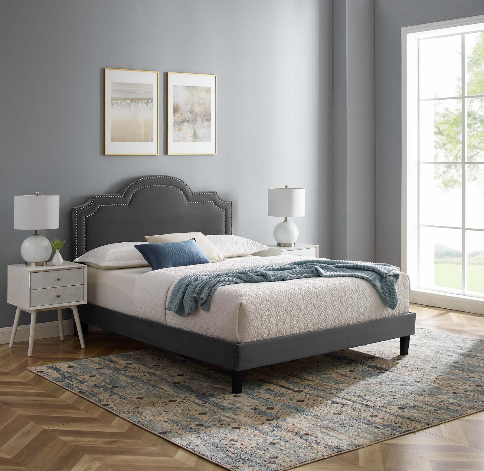 Aviana Performance Velvet Full Bed By Modway - MOD-6814