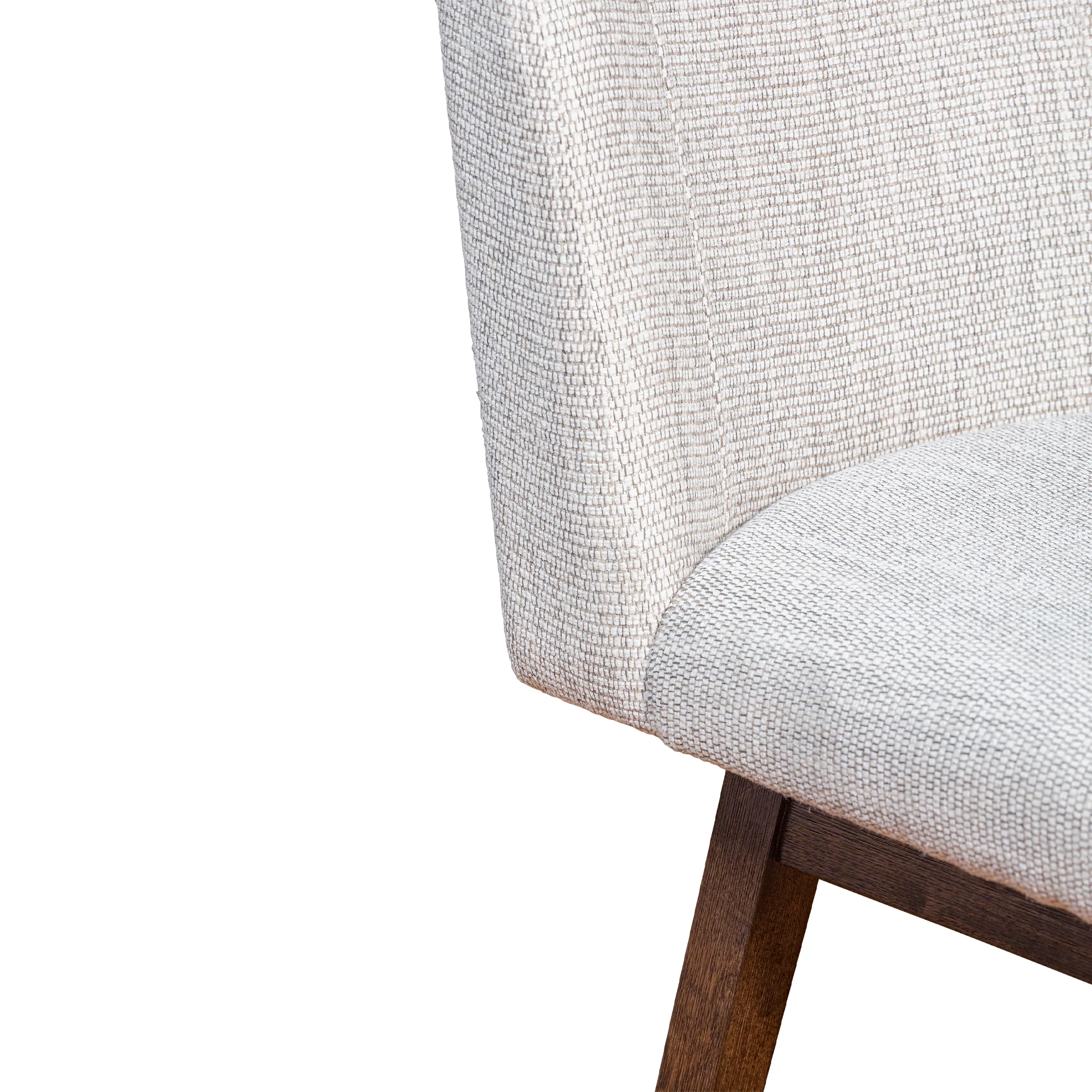 Basila Swivel Counter Stool in Brown Oak Wood Finish with Beige Fabric By Armen Living - Image 10