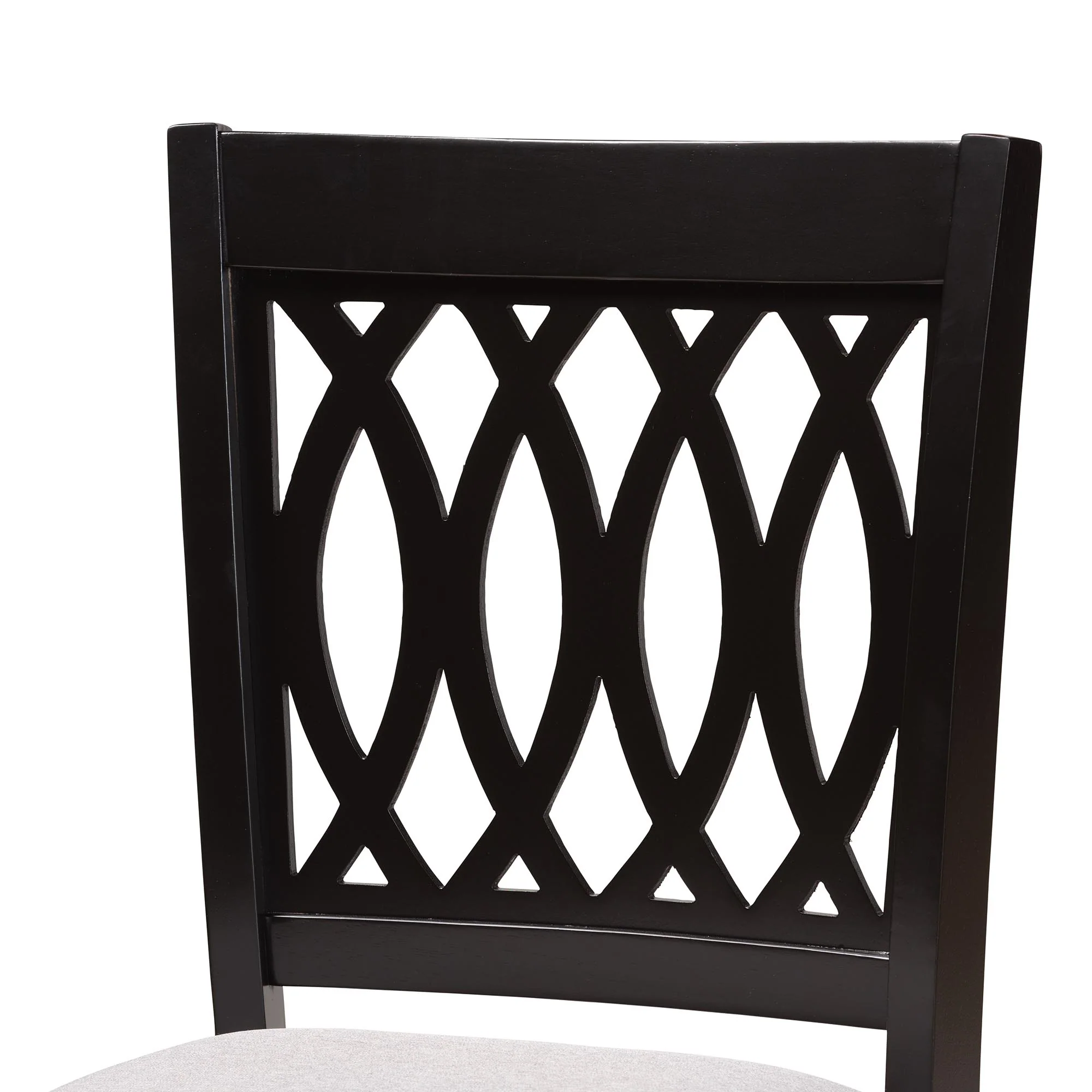 Baxton Studio Florencia Modern Beige Fabric and Espresso Brown Finished Wood Counter Stool - Image 14