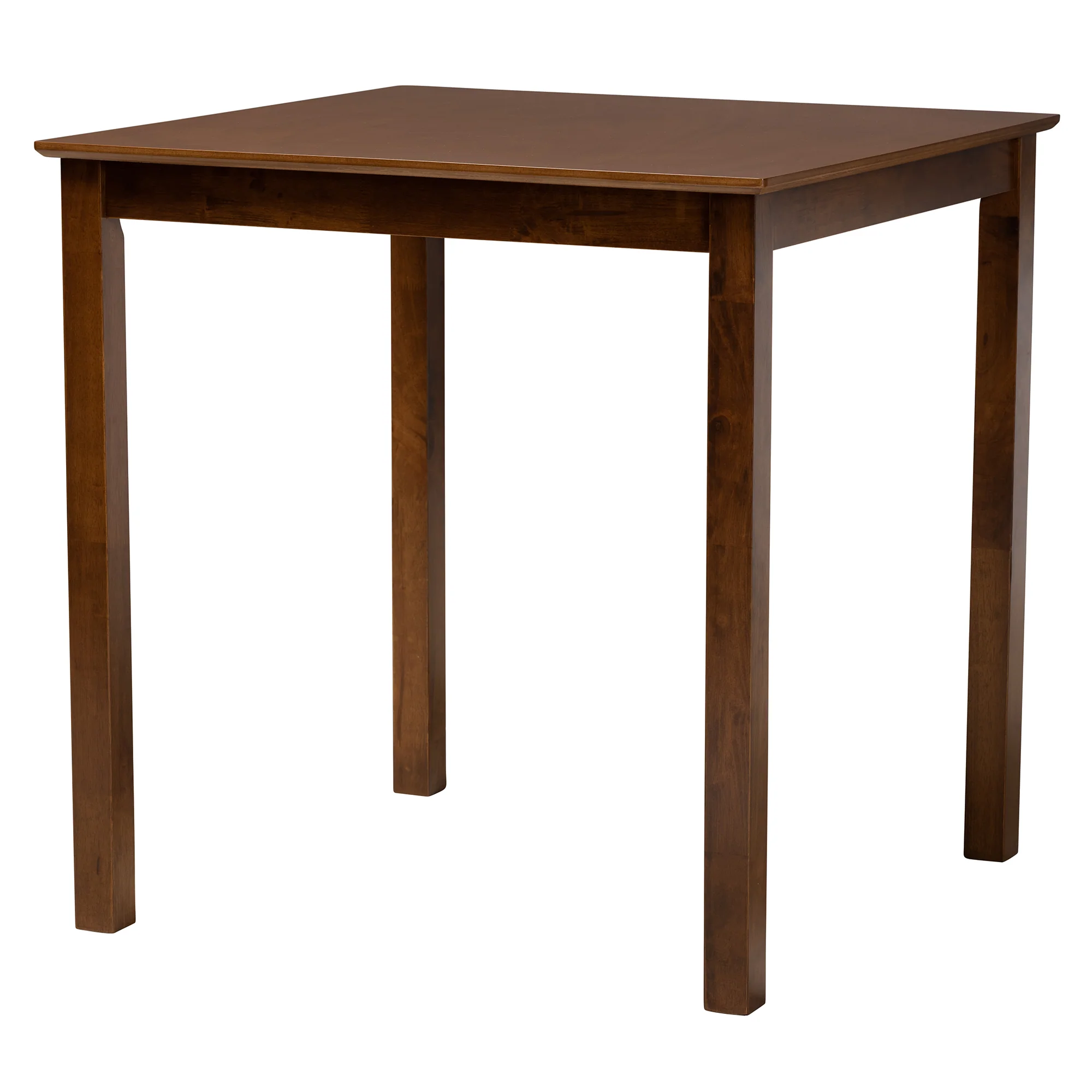 Baxton Studio Genesis Modern Grey Fabric and Walnut Brown Finished Wood 5-Piece Pub Set - Image 6