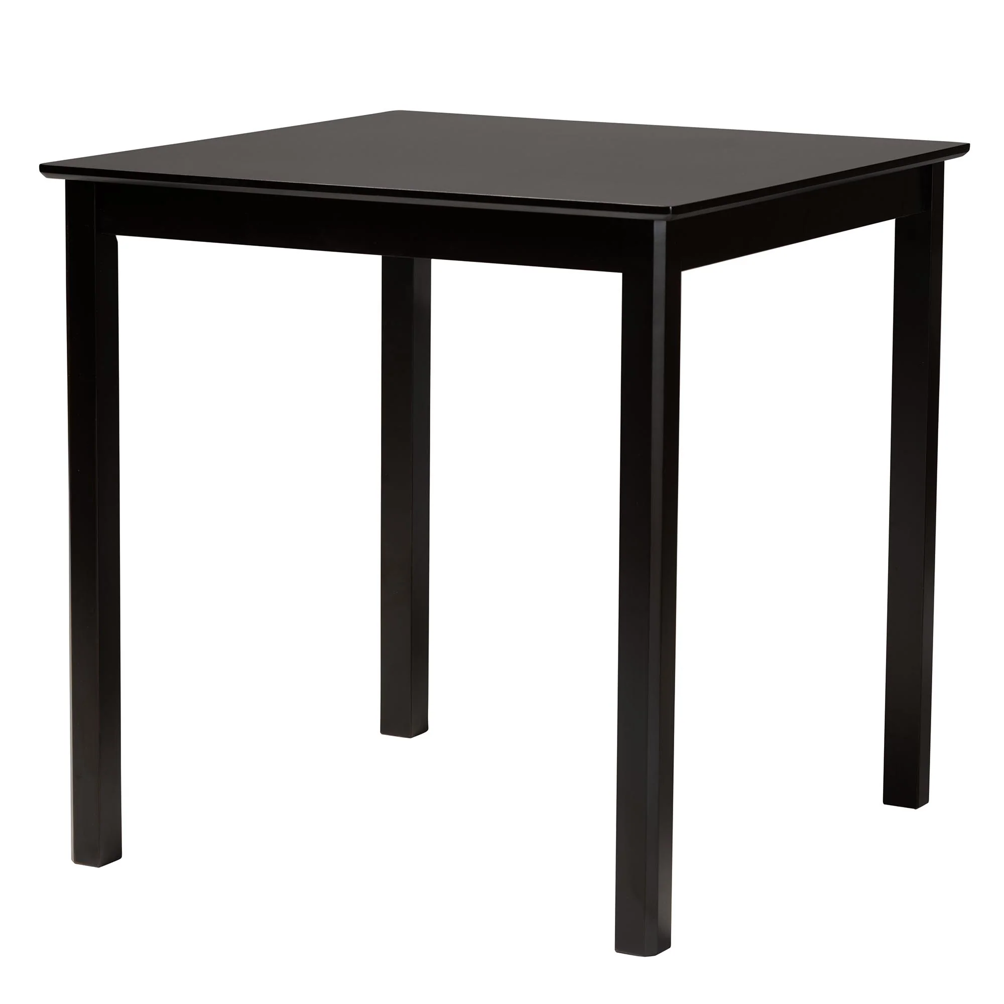 Baxton Studio Olympia Modern Beige Fabric and Espresso Brown Finished Wood 5-Piece Pub Set - Image 6