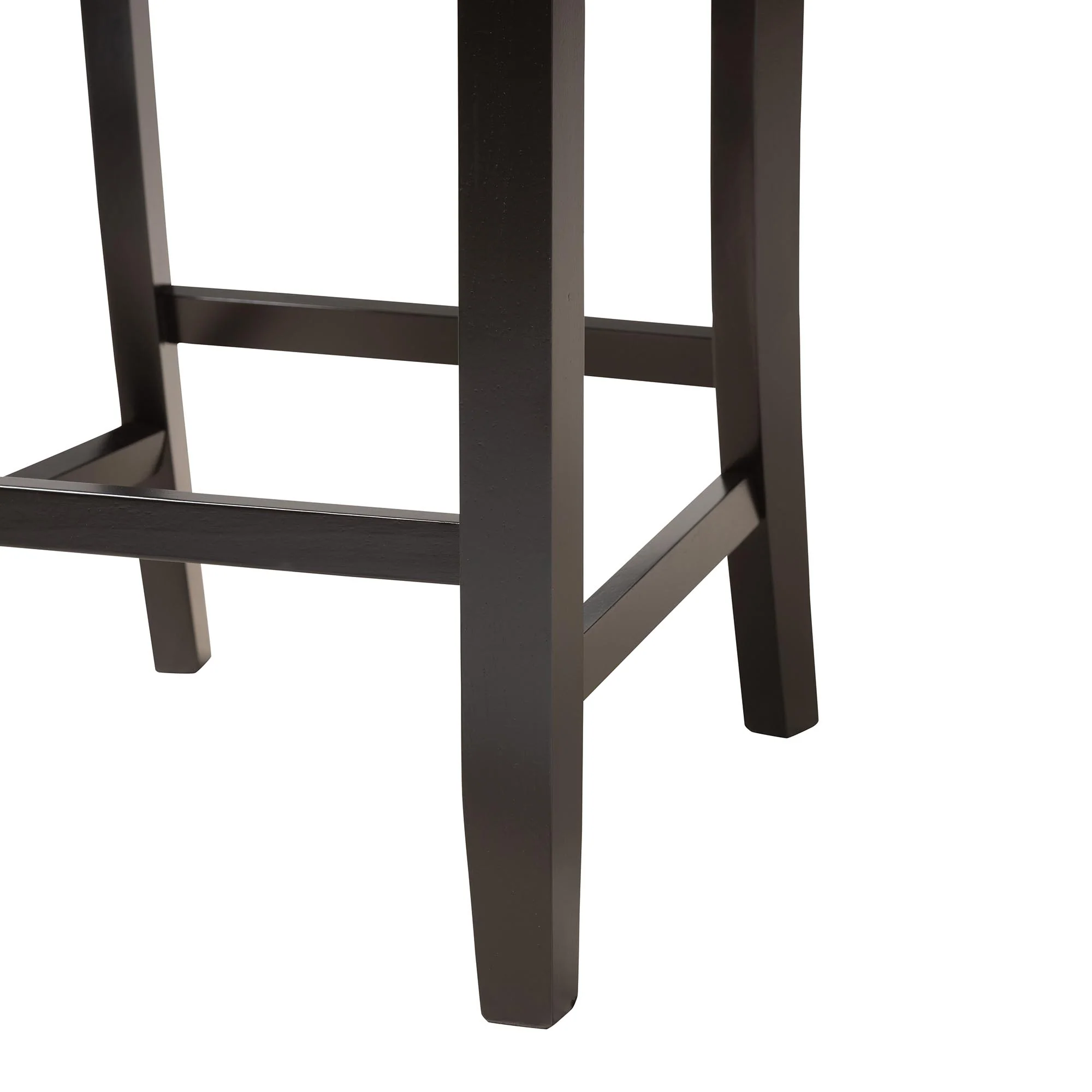 Baxton Studio Olympia Modern Beige Fabric and Espresso Brown Finished Wood Counter Stool - Image 15