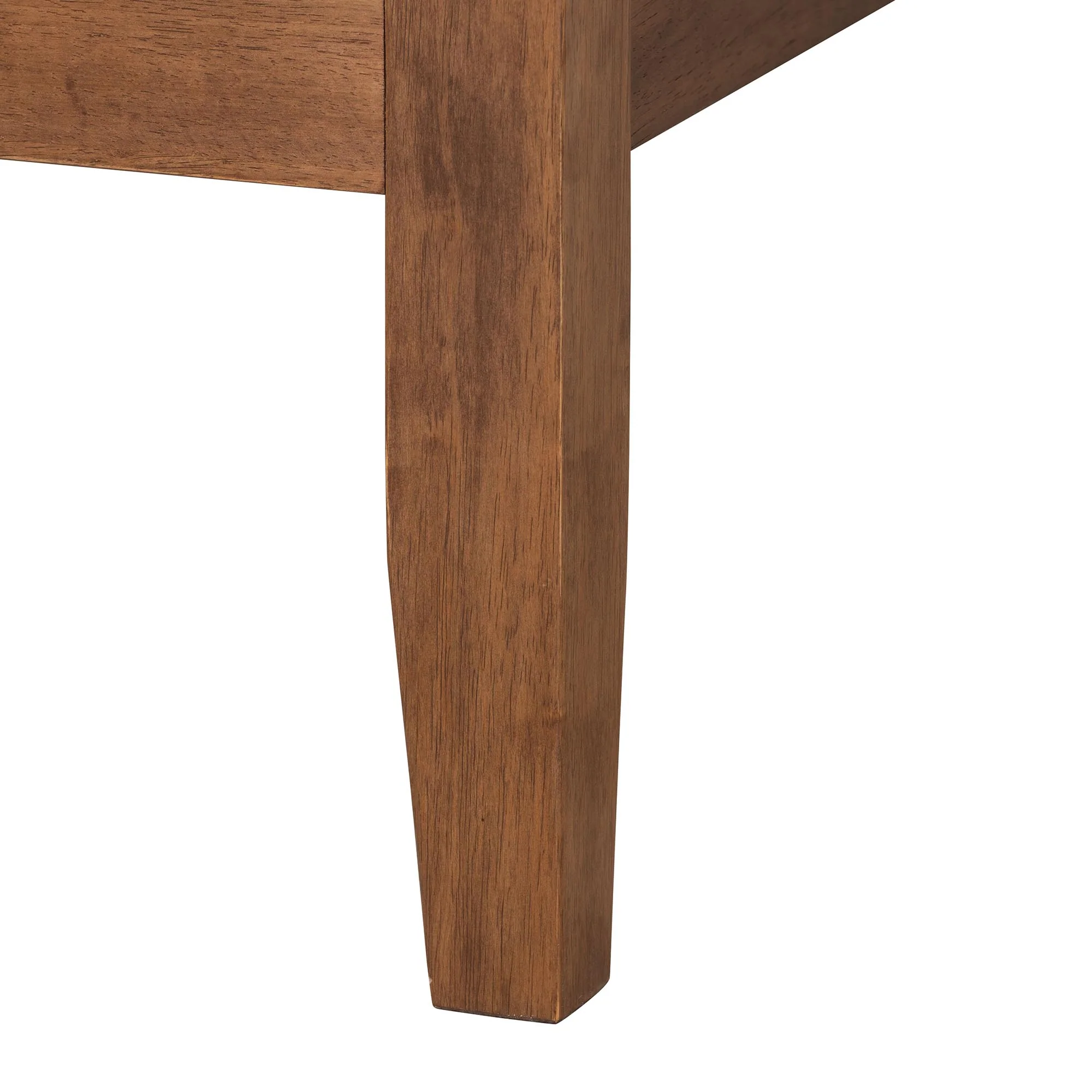 Baxton Studio Salvatore Mid-Century Modern Walnut Brown Finished Wood King Size Platform Bed - Image 6