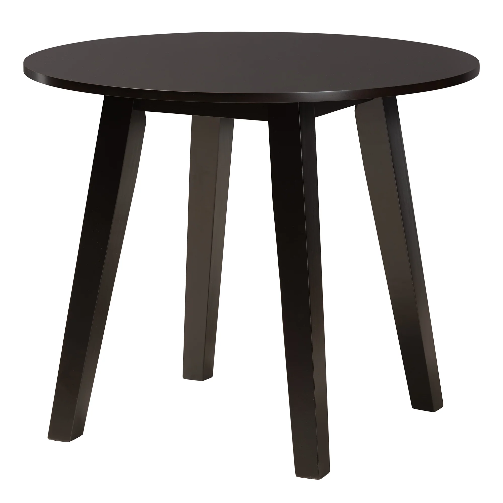 Baxton Studio Thea Modern Beige Fabric and Dark Brown Finished Wood 5-Piece Dining Set - Image 5