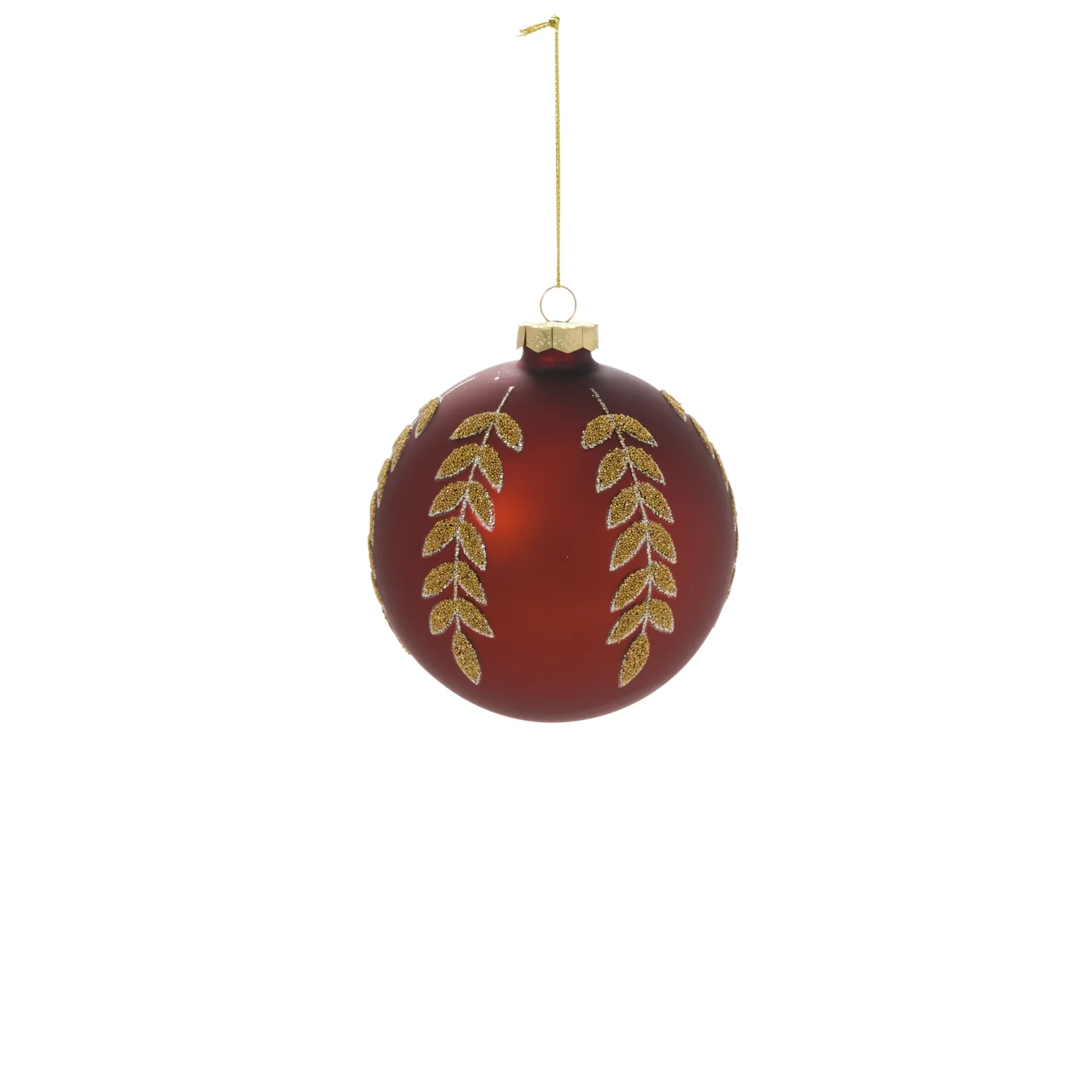 Beaded Leaf Ornament Set of 8 By Accent Decor - Image 6