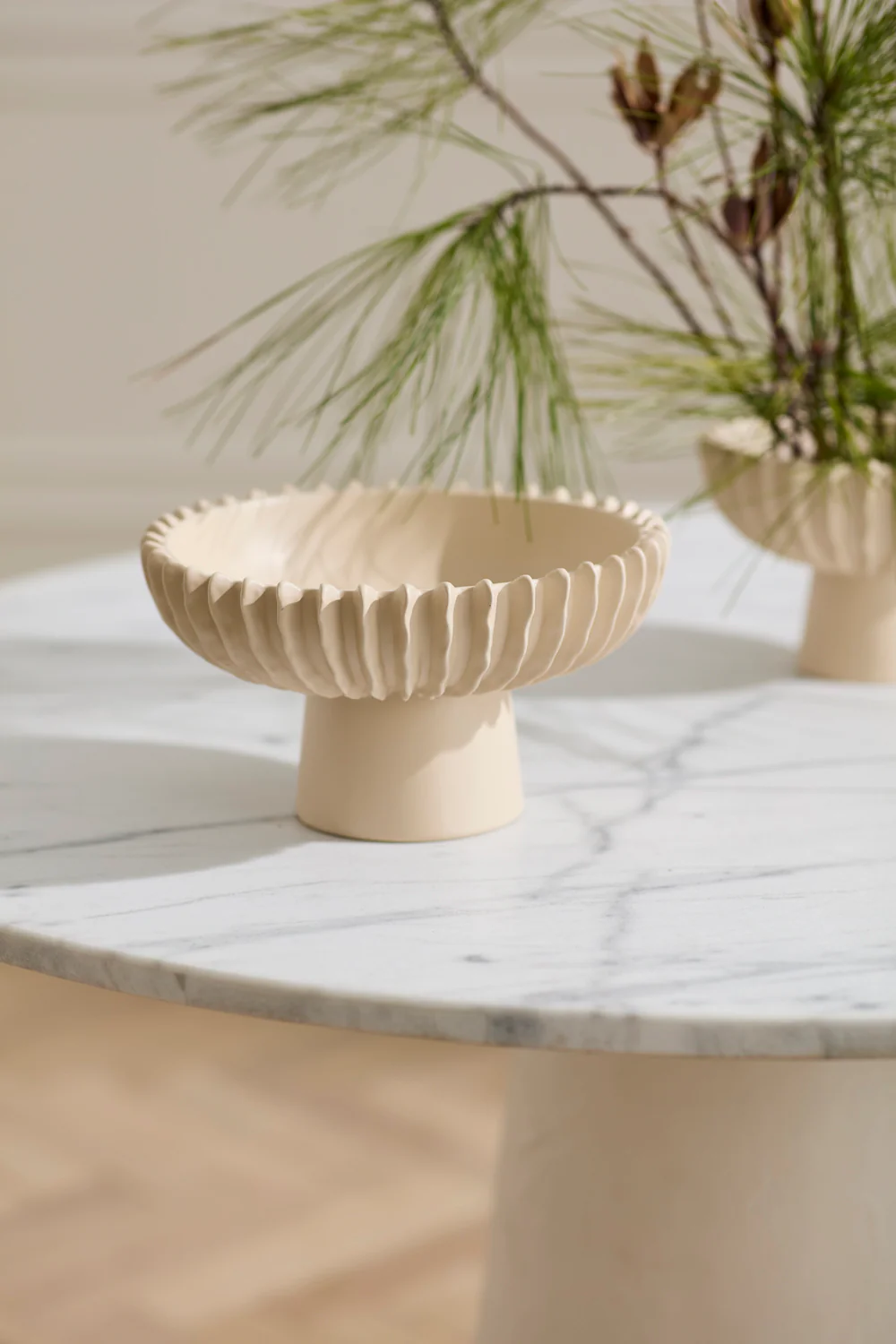 Belden Footed Bowl Set of 2 By Accent Decor - Image 11