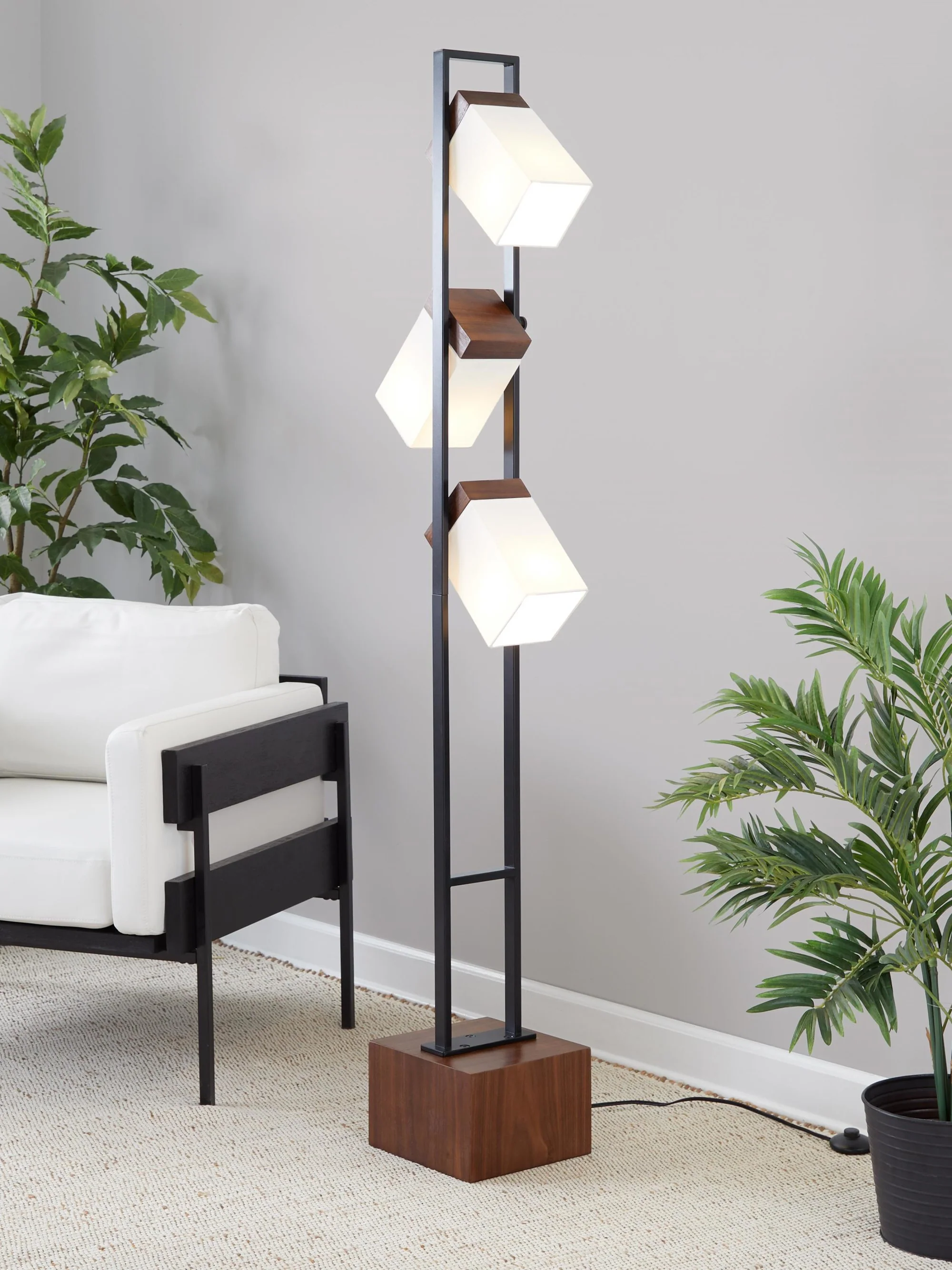 Bento 67.5" Metal Floor Lamp By LumiSource