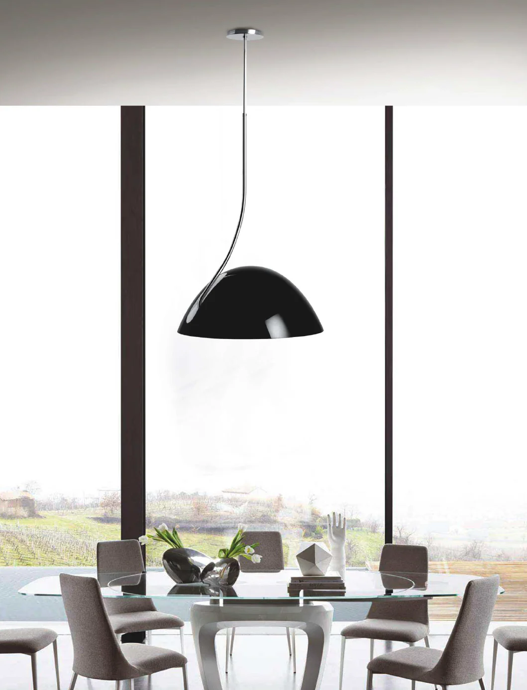 Black Aluminum Pendant Lamp