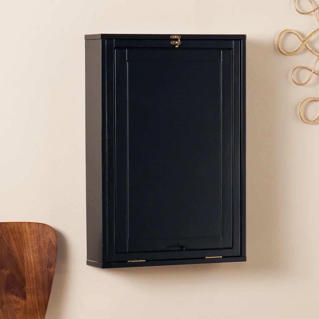 Black Fold Out Convertible Wall Mount Desk By Homeroots