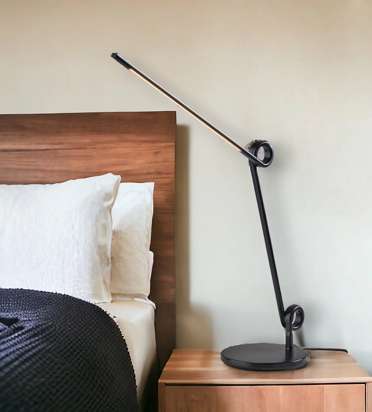 Black Metal Novelty Desk Lamp By Homeroots