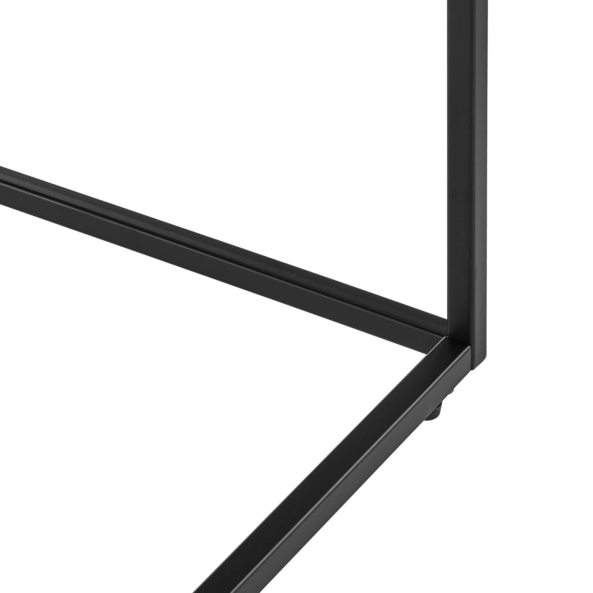 Black on Black High Gloss Coffee Table By Homeroots - Image 8