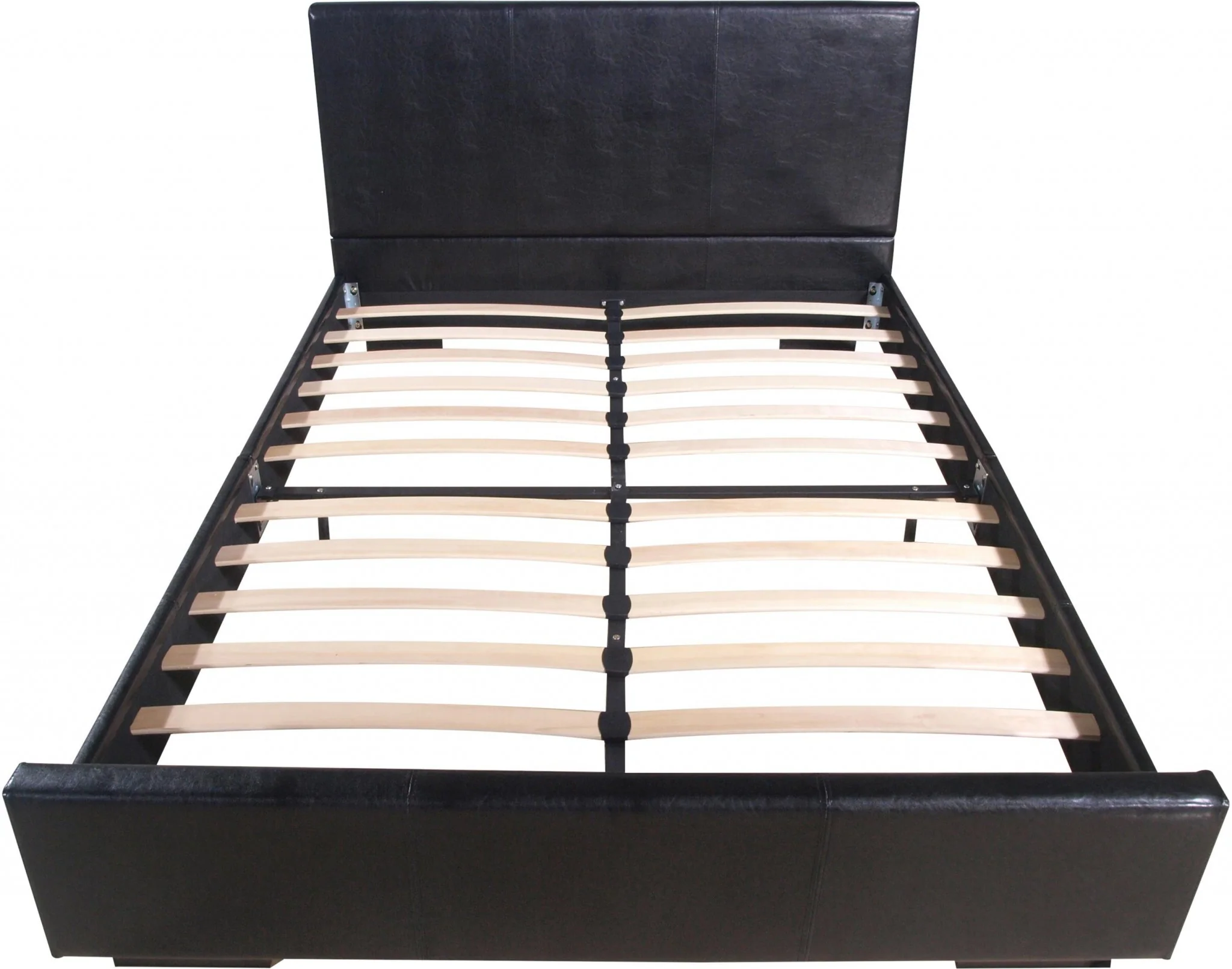 Black Platform Queen Bed By Homeroots - 396991 - Image 5