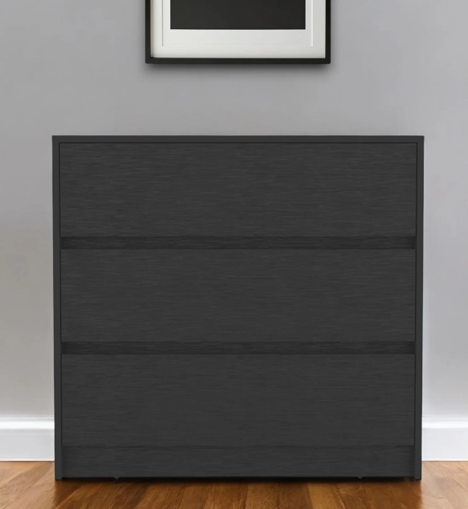 Black Three Drawer Dresser By Homeroots
