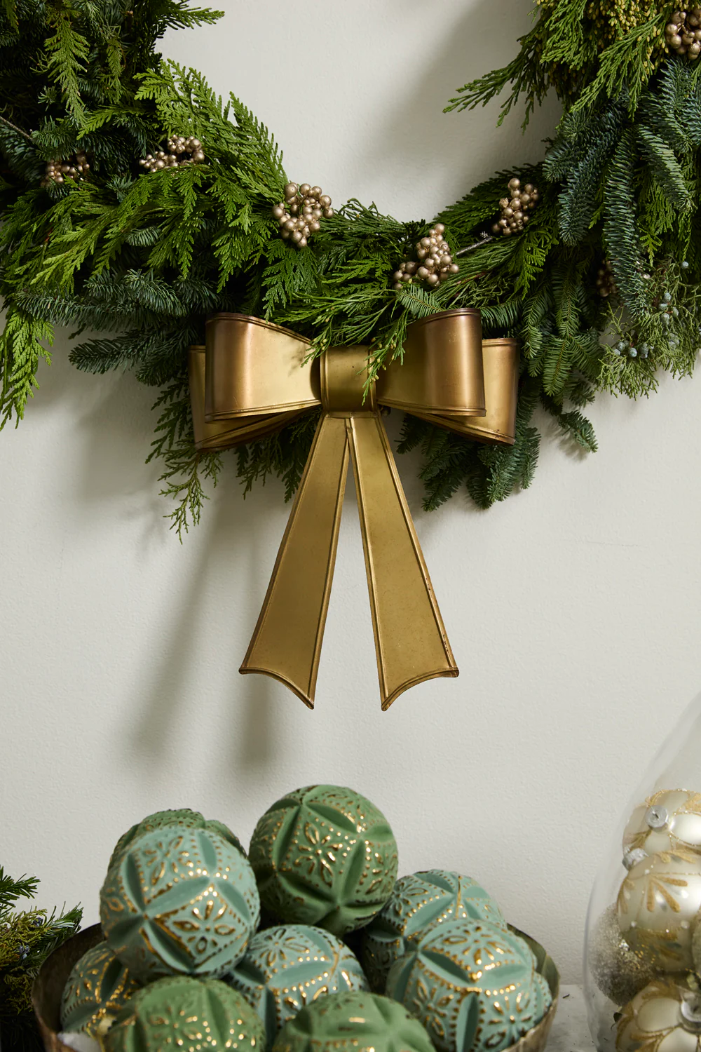 Bow Wreath Set of 2 By Accent Decor - Image 4