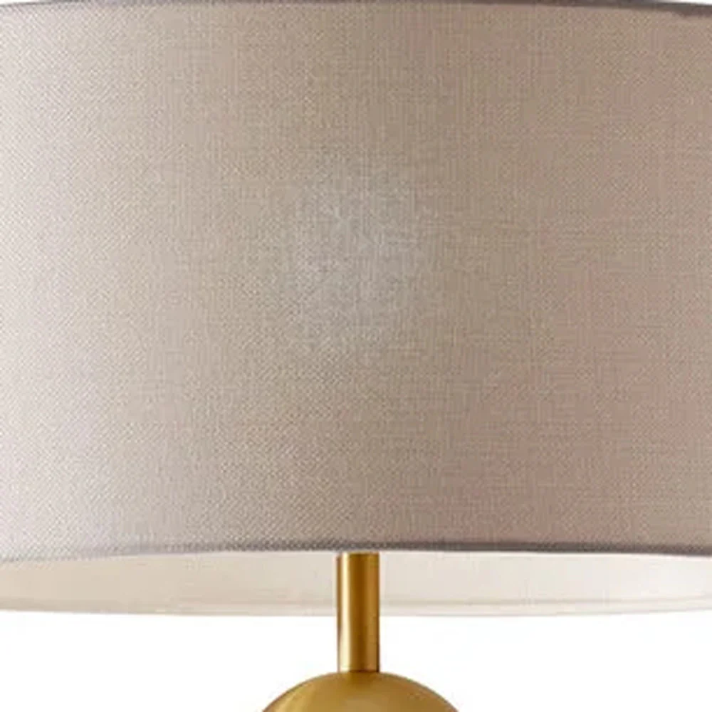 Brass Metal Floor Lamp By Homeroots