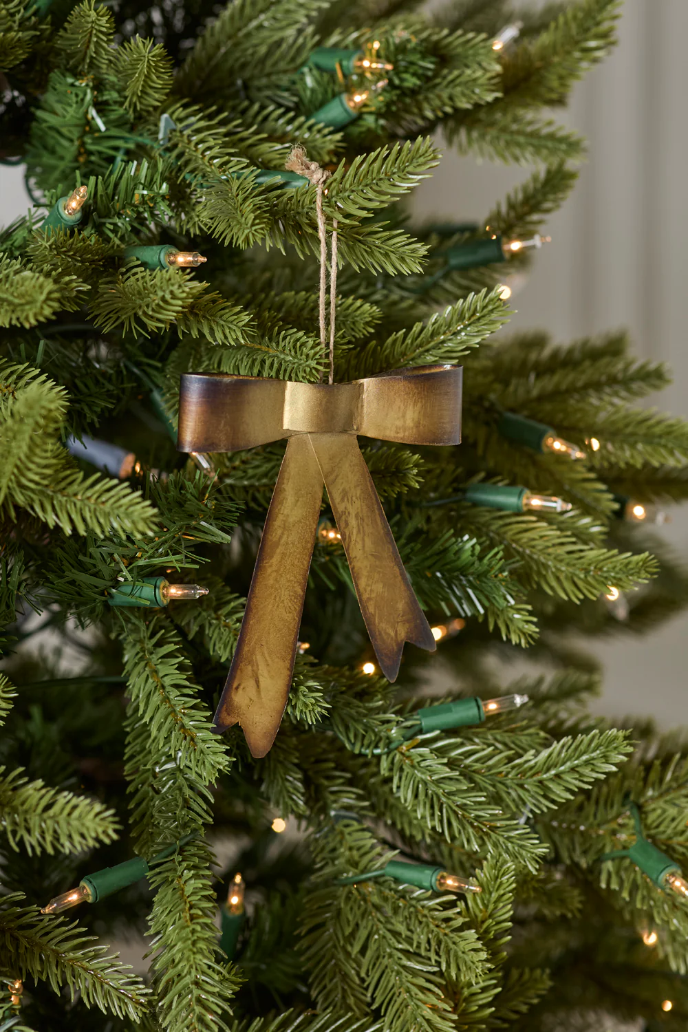 Brassy Bow Ornament Set of 8 By Accent Decor - Image 5