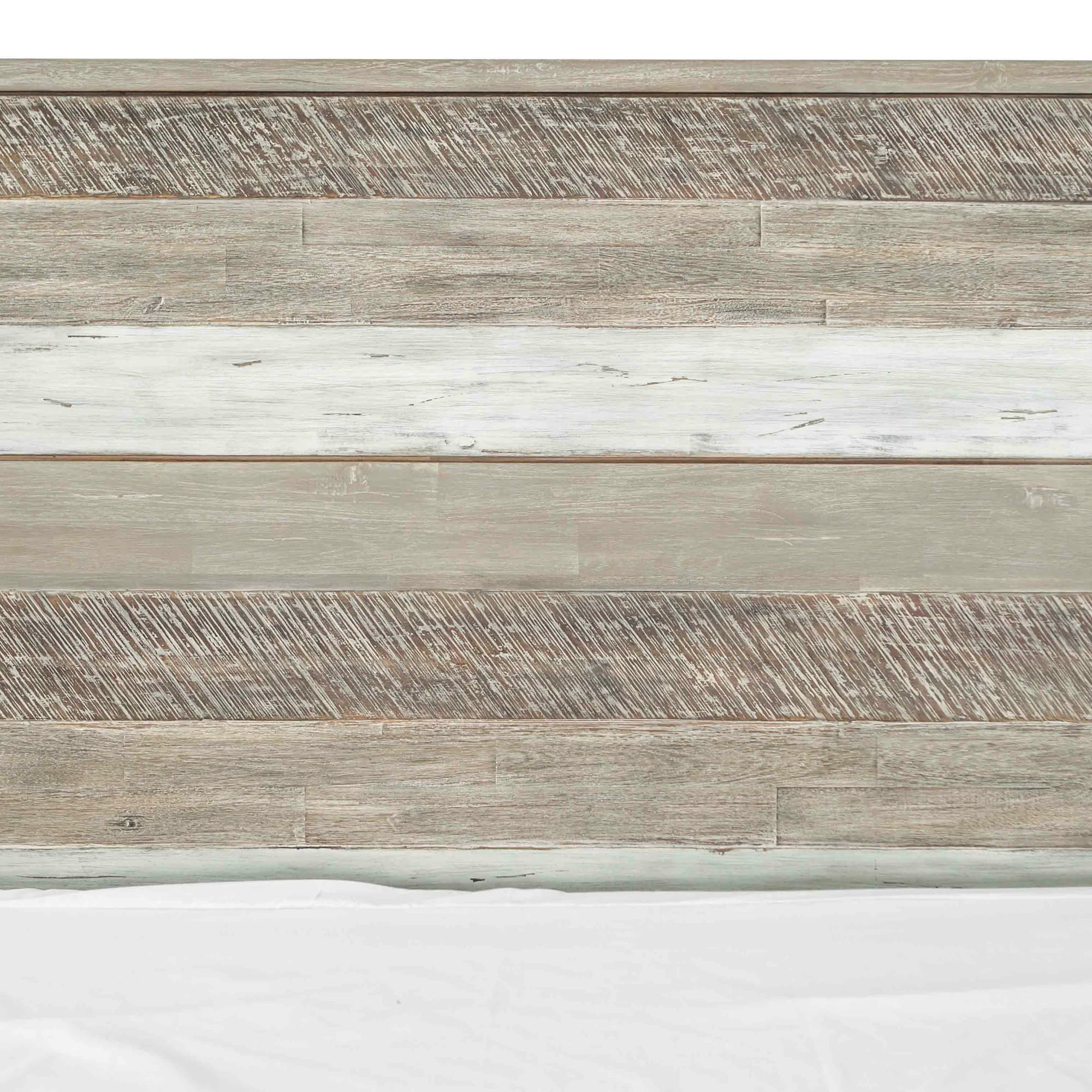 Bridges 4 Piece Queen Bedroom Set in Two-Tone Acacia Wood By Armen Living - Image 8