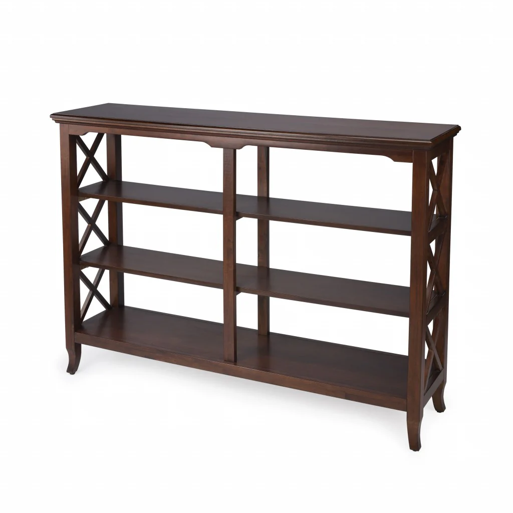 Brown Bookcase By Homeroots