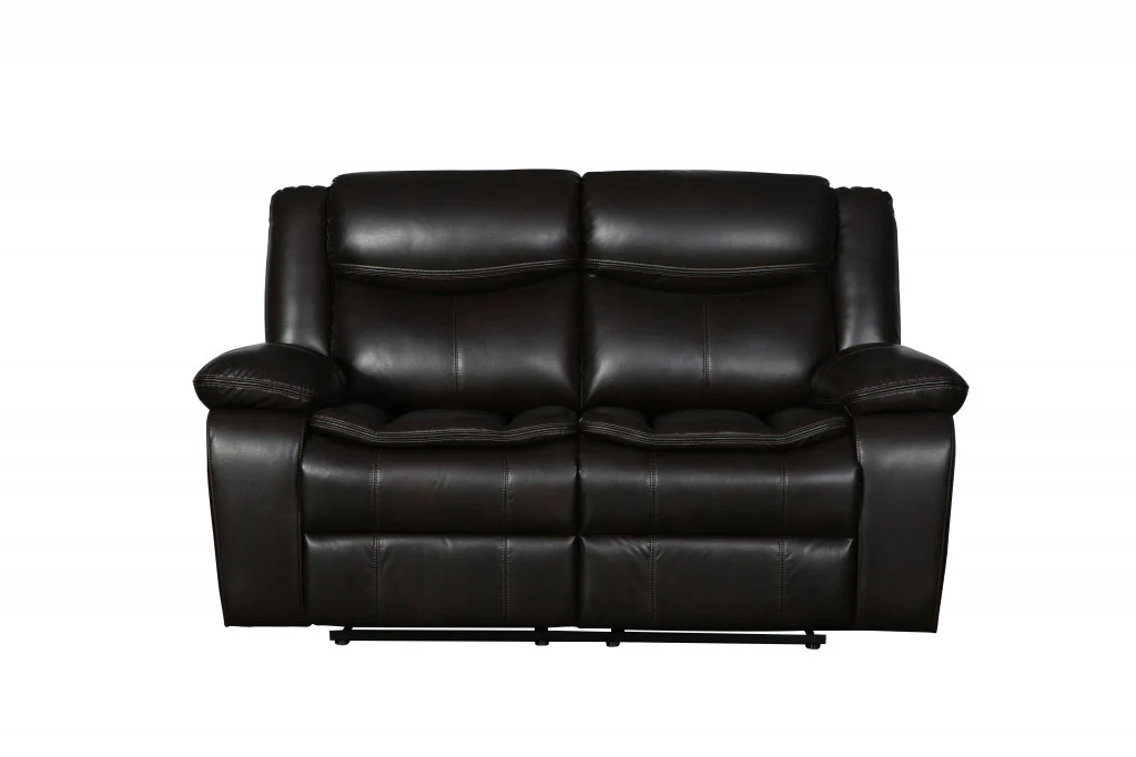 Brown Loveseat By Homeroots - 366305