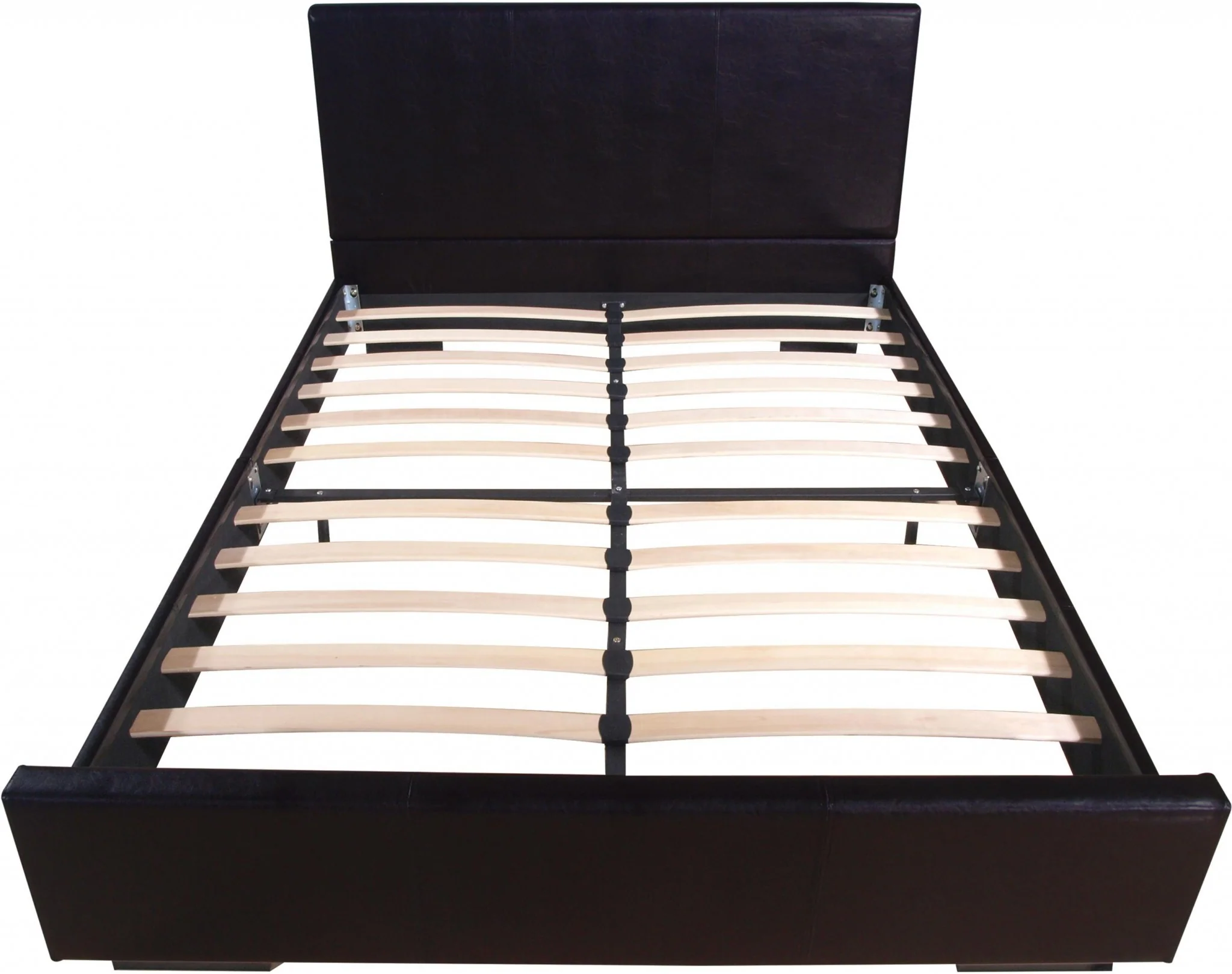 Brown Platform King Bed By Homeroots - Image 5