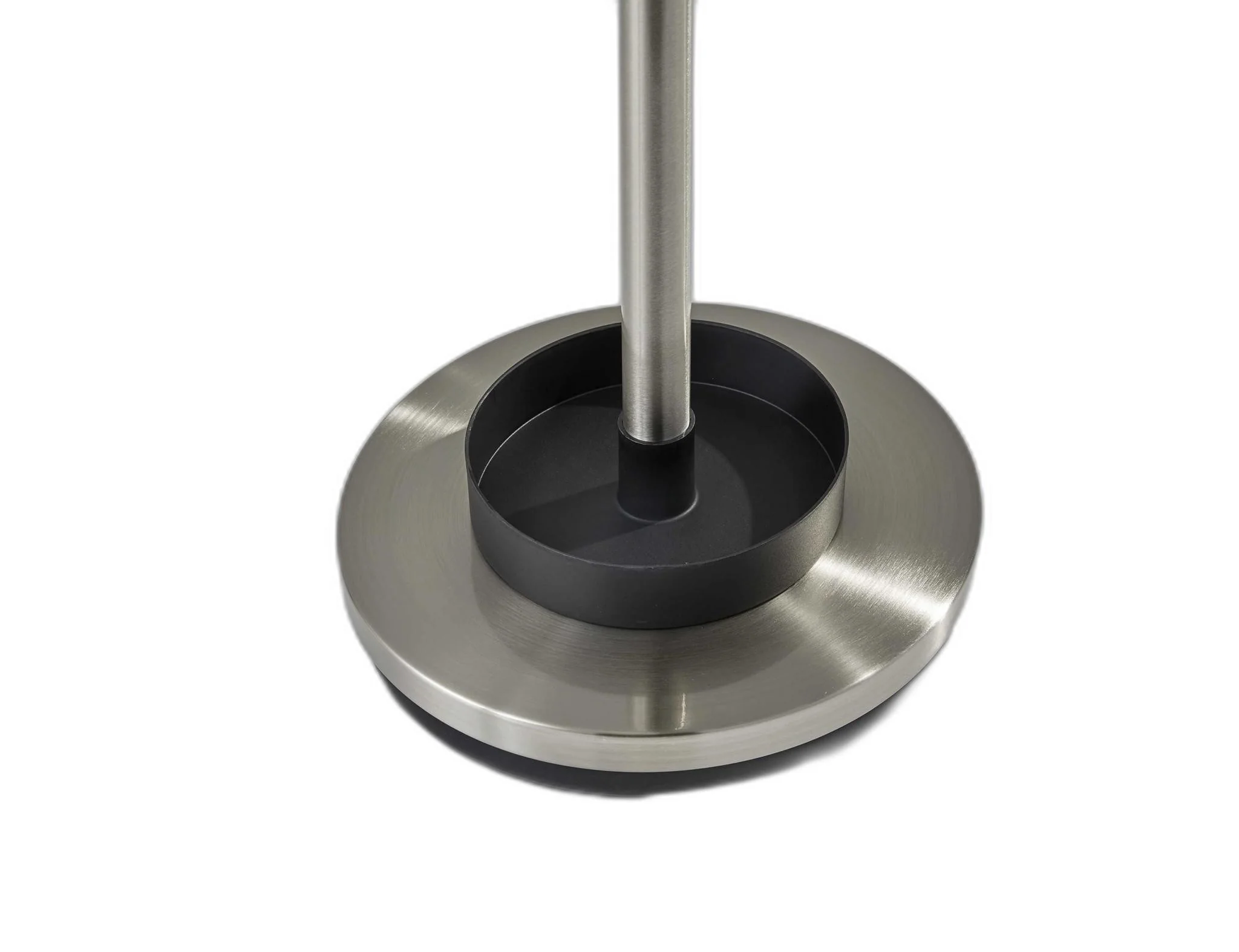 Brushed Steel Brushed Steel Stand Coat Rack By Homeroots - Image 5