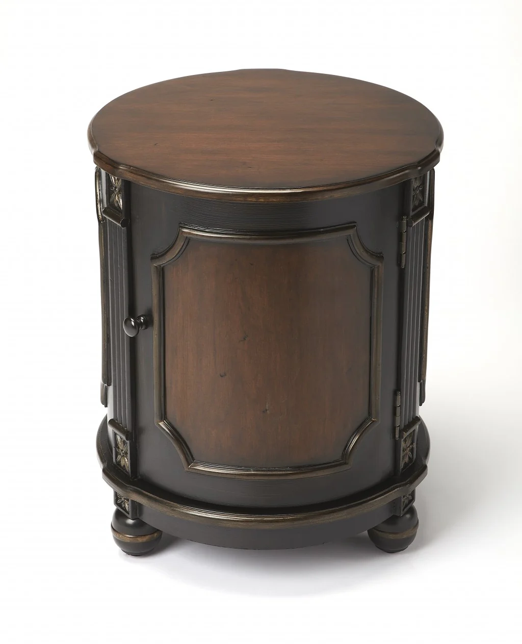 Cafe Noir Drum Table By Homeroots