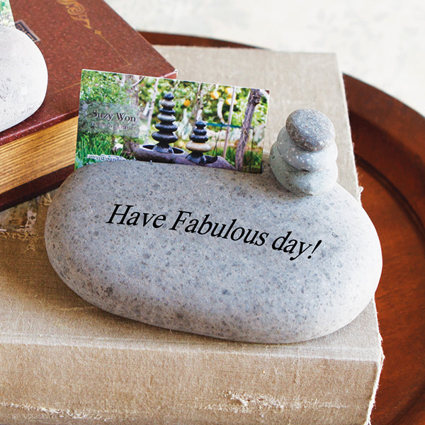 Cairn Card Holders - Thank You Set of 2 By Garden Age Supply - Image 2