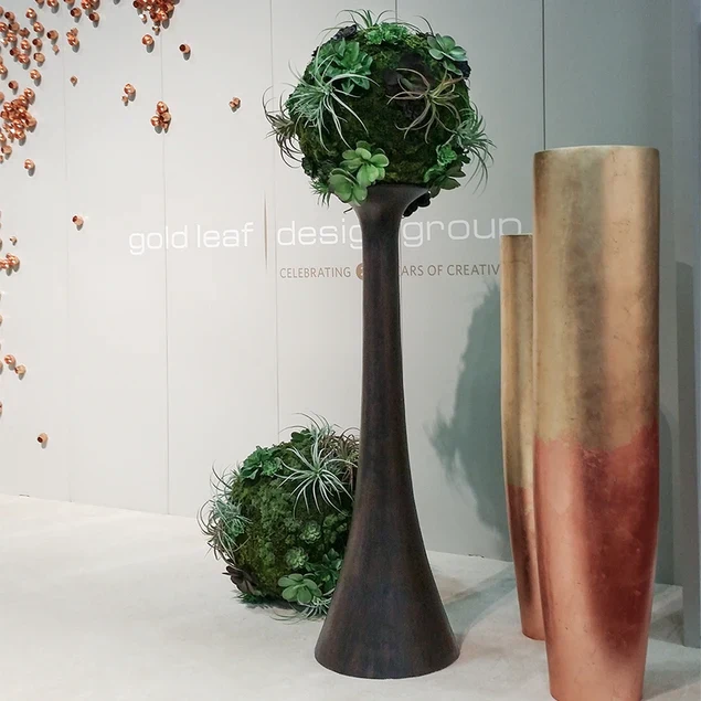 California Mix Moss Sphere By Gold Leaf Design Group