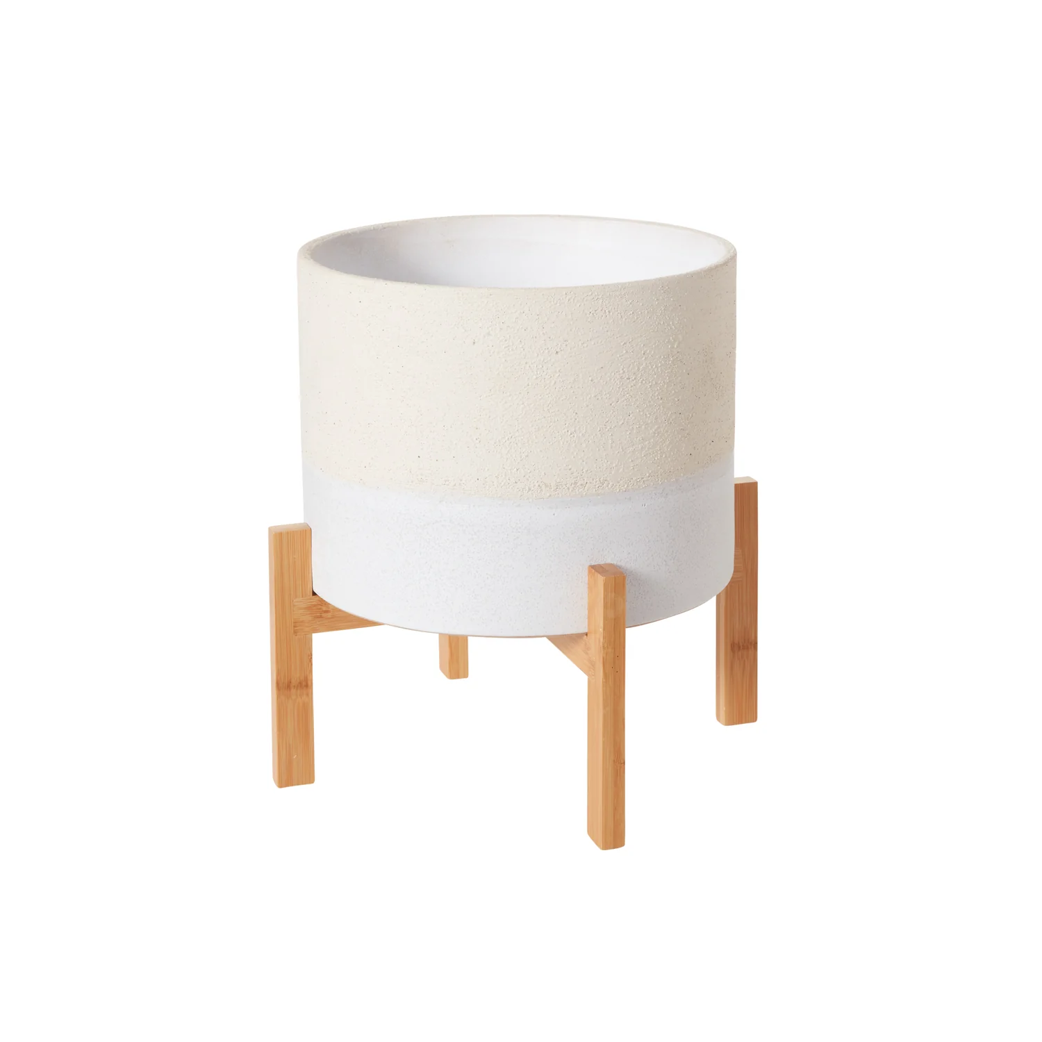 Calvia Pot with Stand Set of 2 By Accent Decor - Image 2