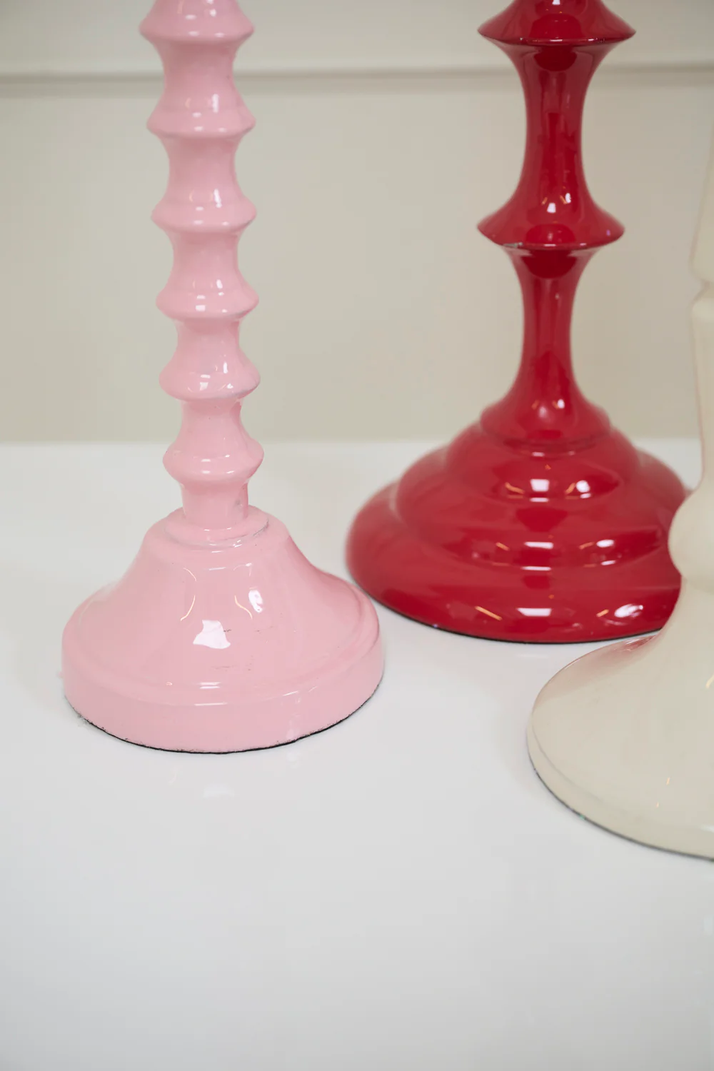 Candy Coated Candleholder Set of 2 By Accent Decor