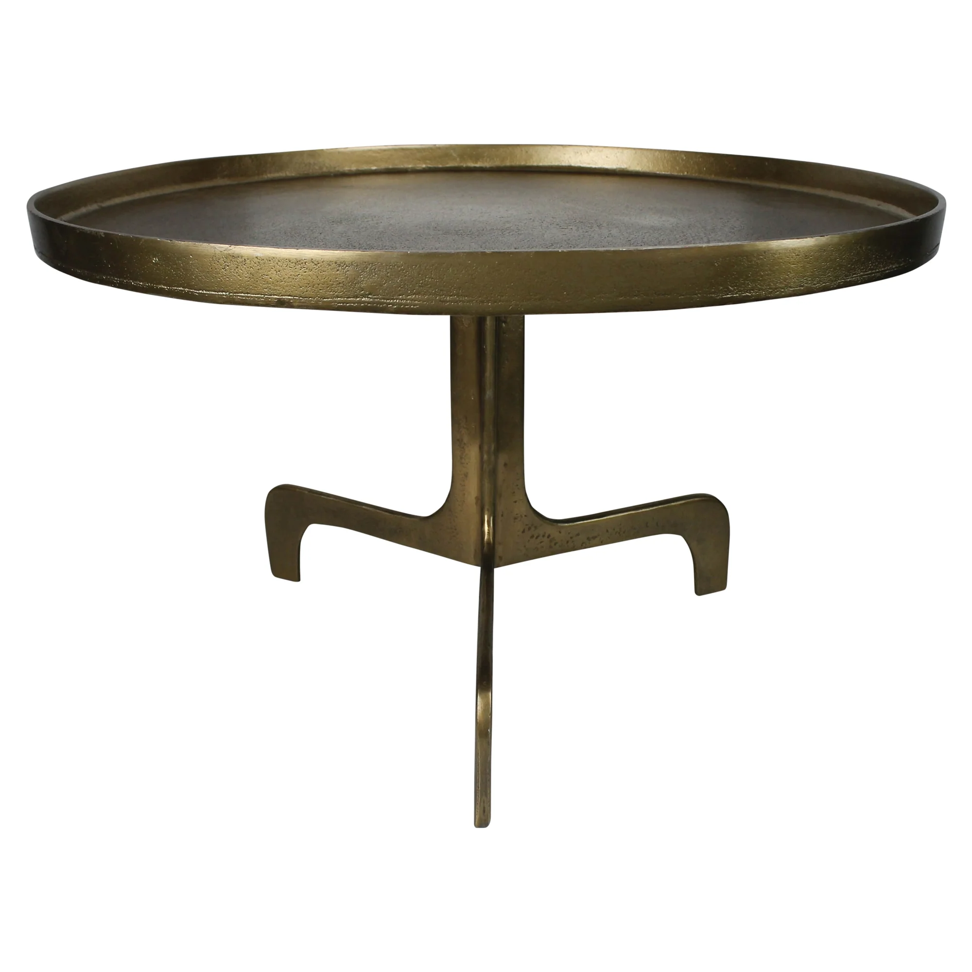 Carr Coffee Table, Brass By HomArt