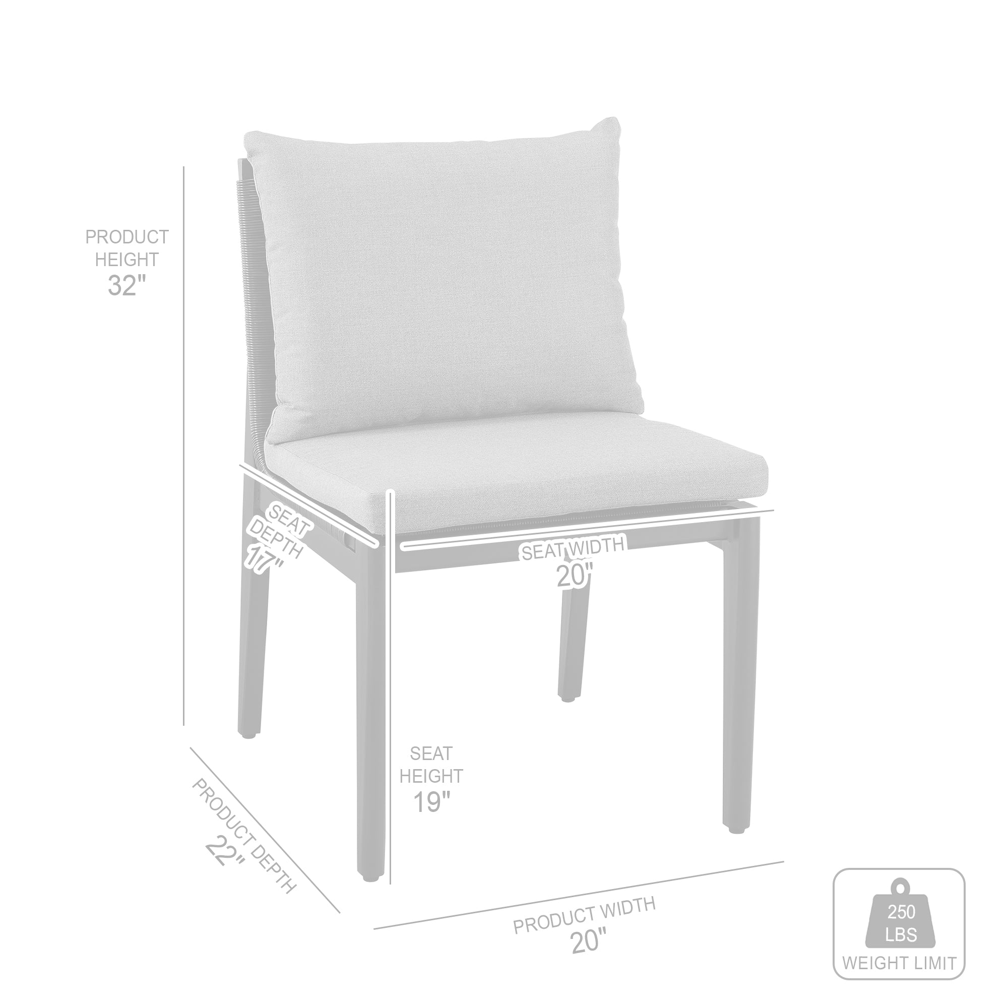 Cayman Outdoor Patio 5-Piece Round Dining Table Set in Aluminum with Gray Cushions By Armen Living - Image 10