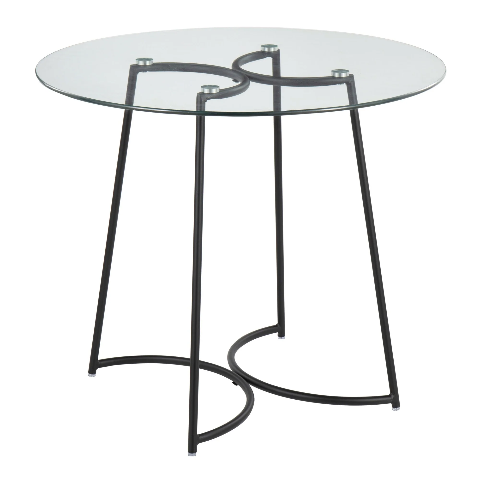 Cece Dinette Table Transparent By LumiSource - DT-CECE35 BKGL