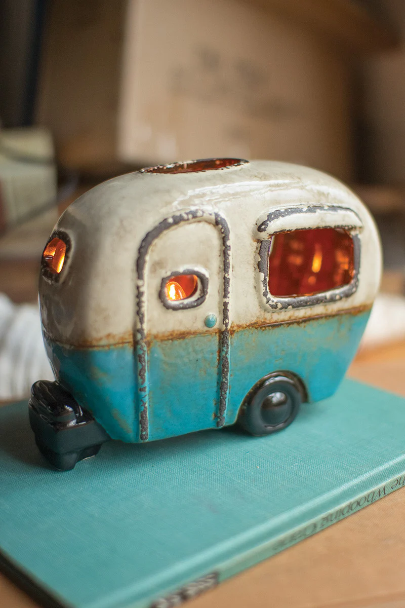 Ceramic Camper Lamp (Min 2) By Kalalou