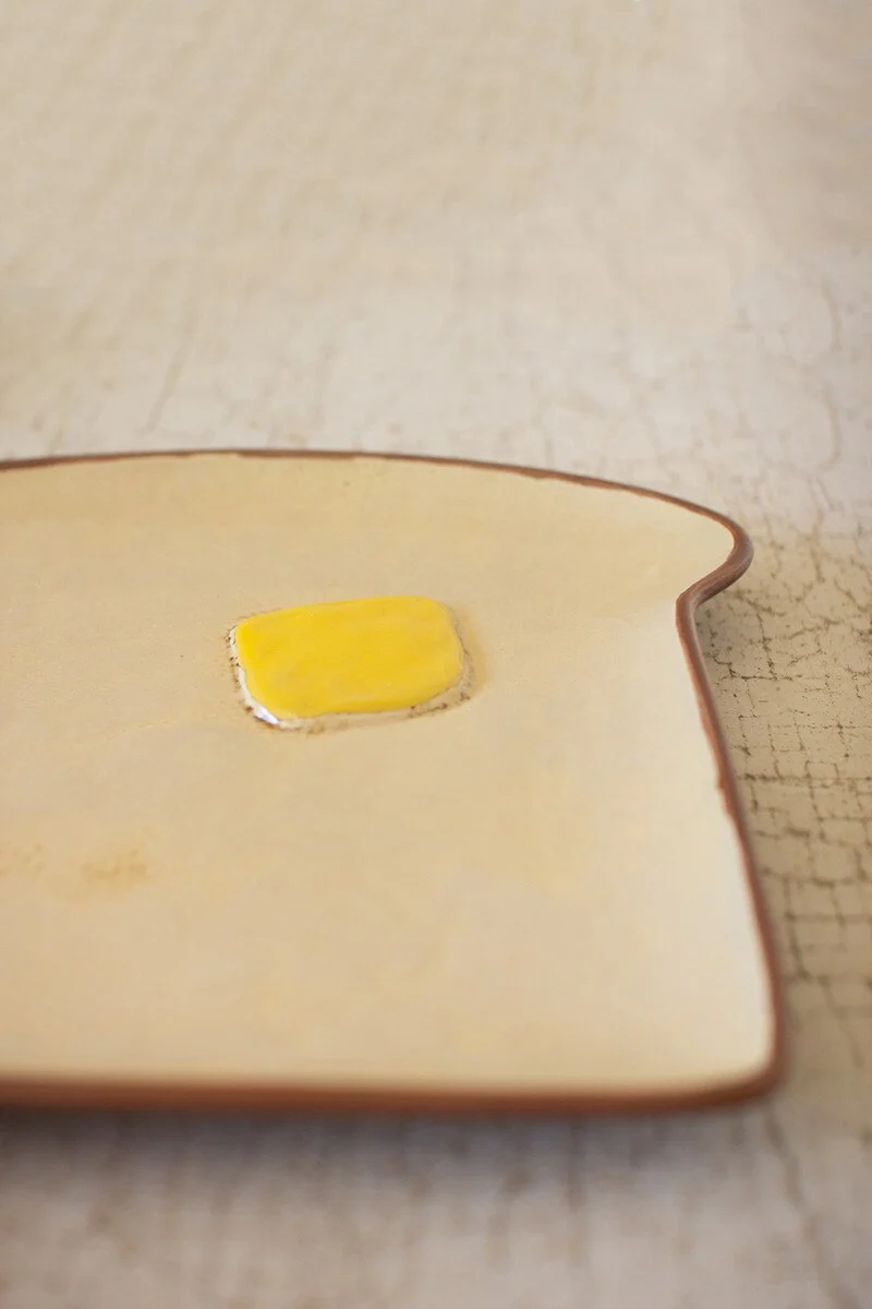 Ceramic Toast Platter (Min 4) By Kalalou - Image 3