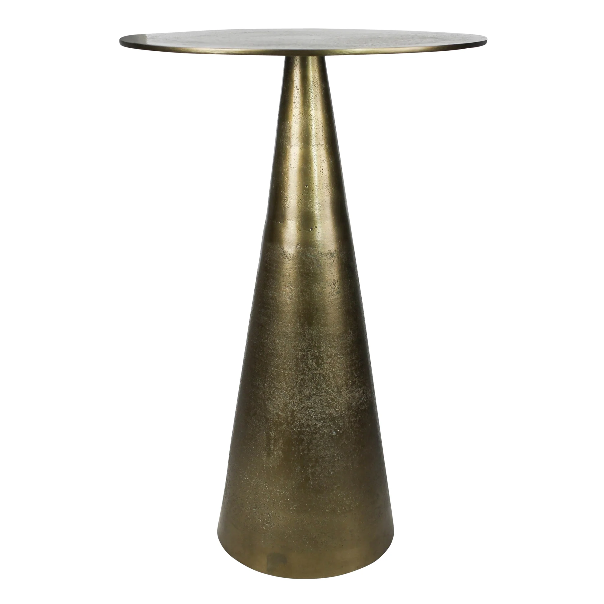 Challon Side Table, Brass By HomArt