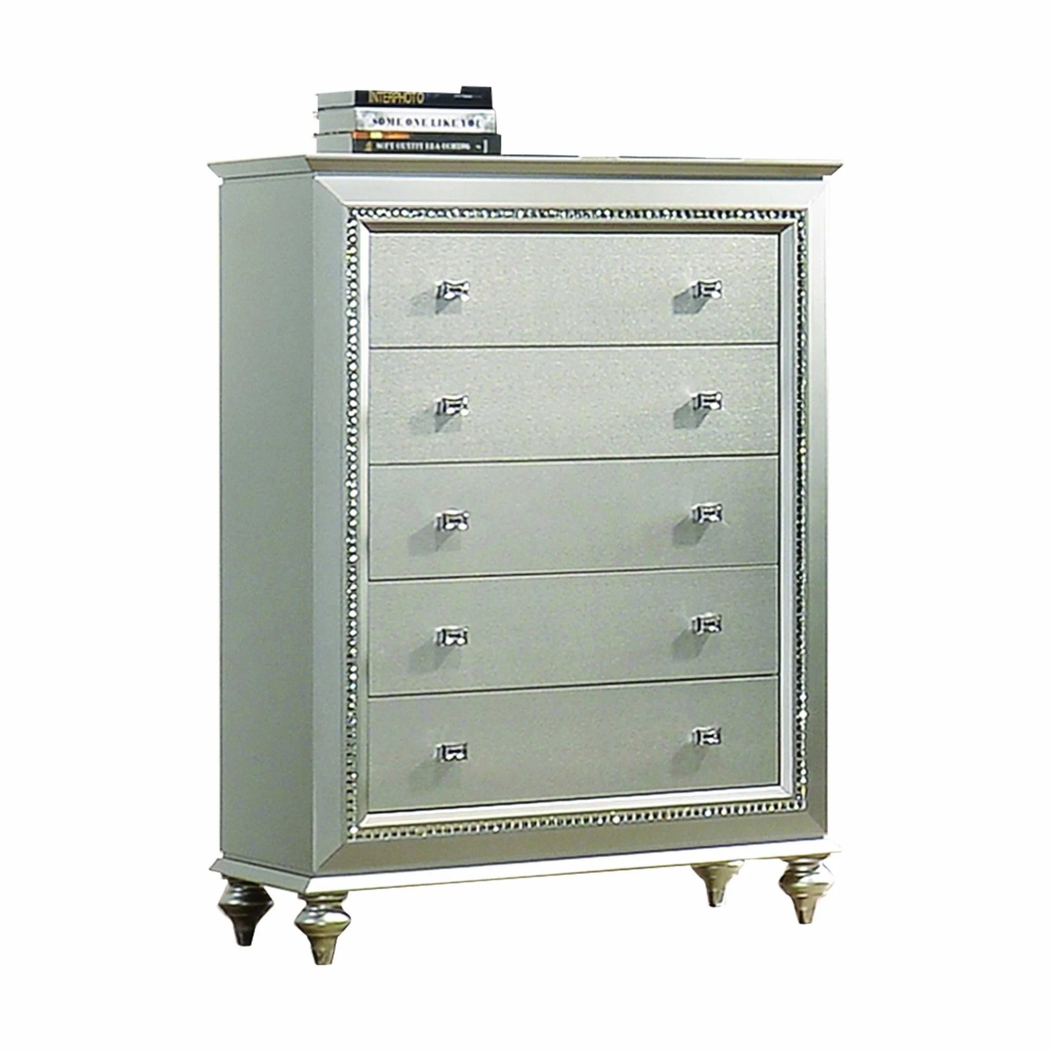Champagne Wood Chest By Homeroots